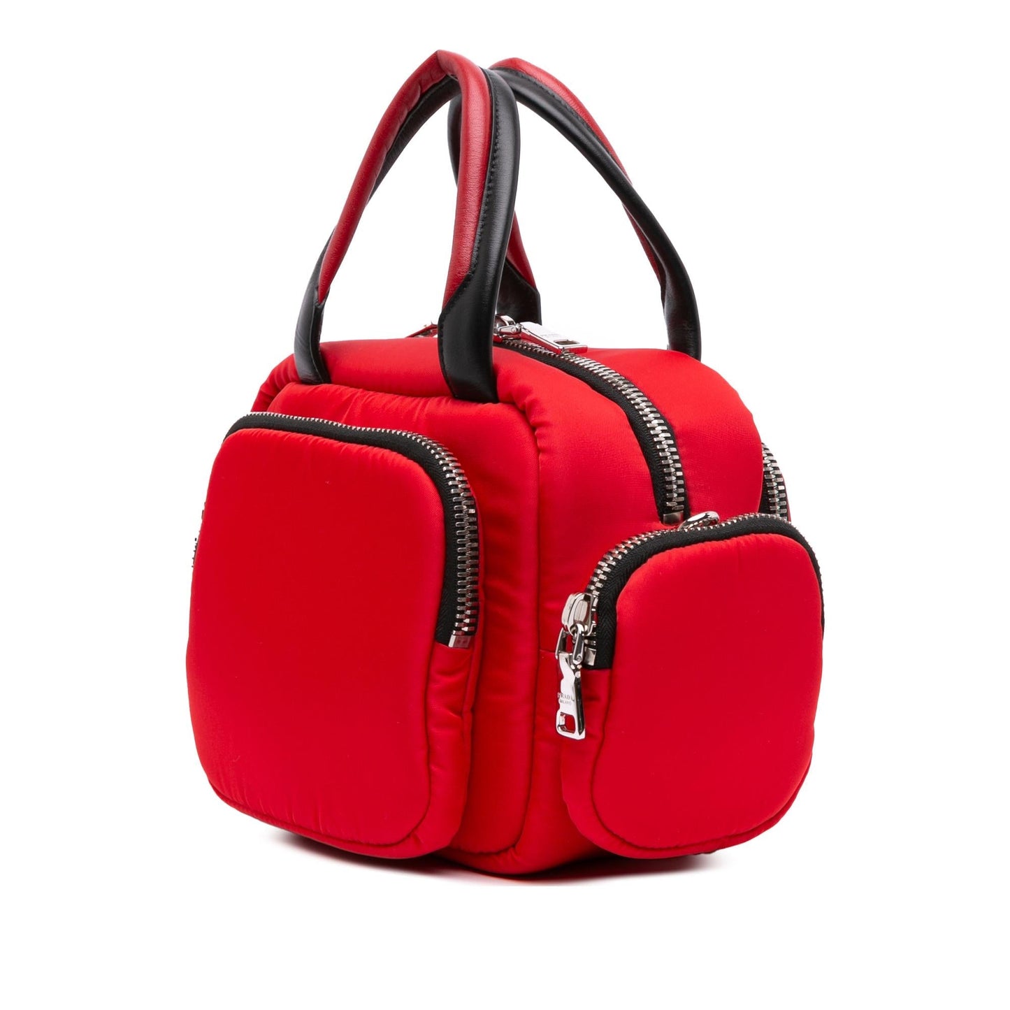 Prada Tessuto Pocket Top Handle Cargo Bag