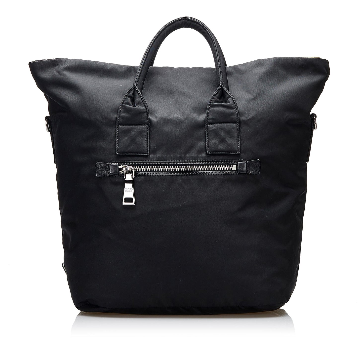 Prada Tessuto Reversible Camouflage Satchel (SHG-cctocf)
