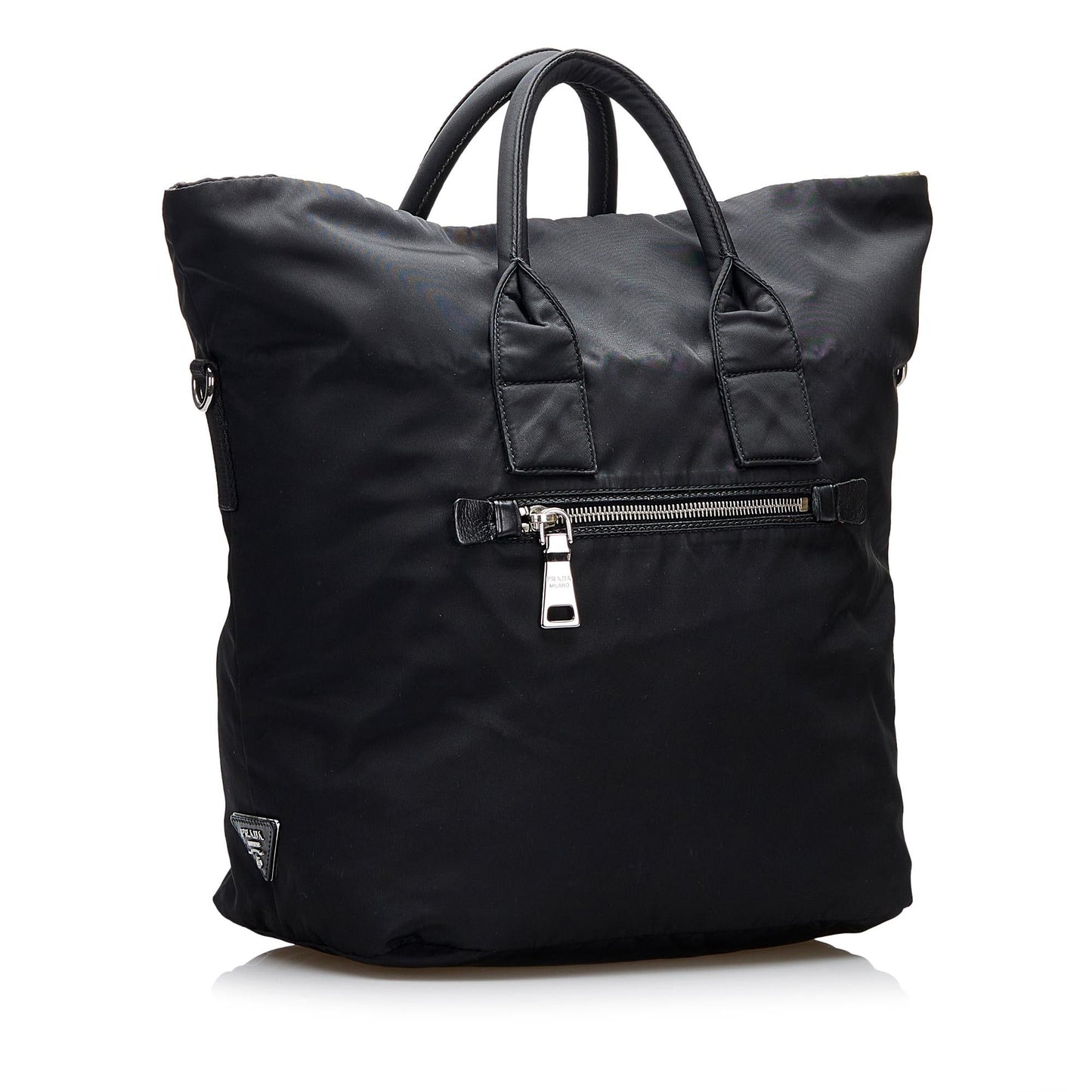 Prada Tessuto Reversible Camouflage Satchel (SHG-cctocf)
