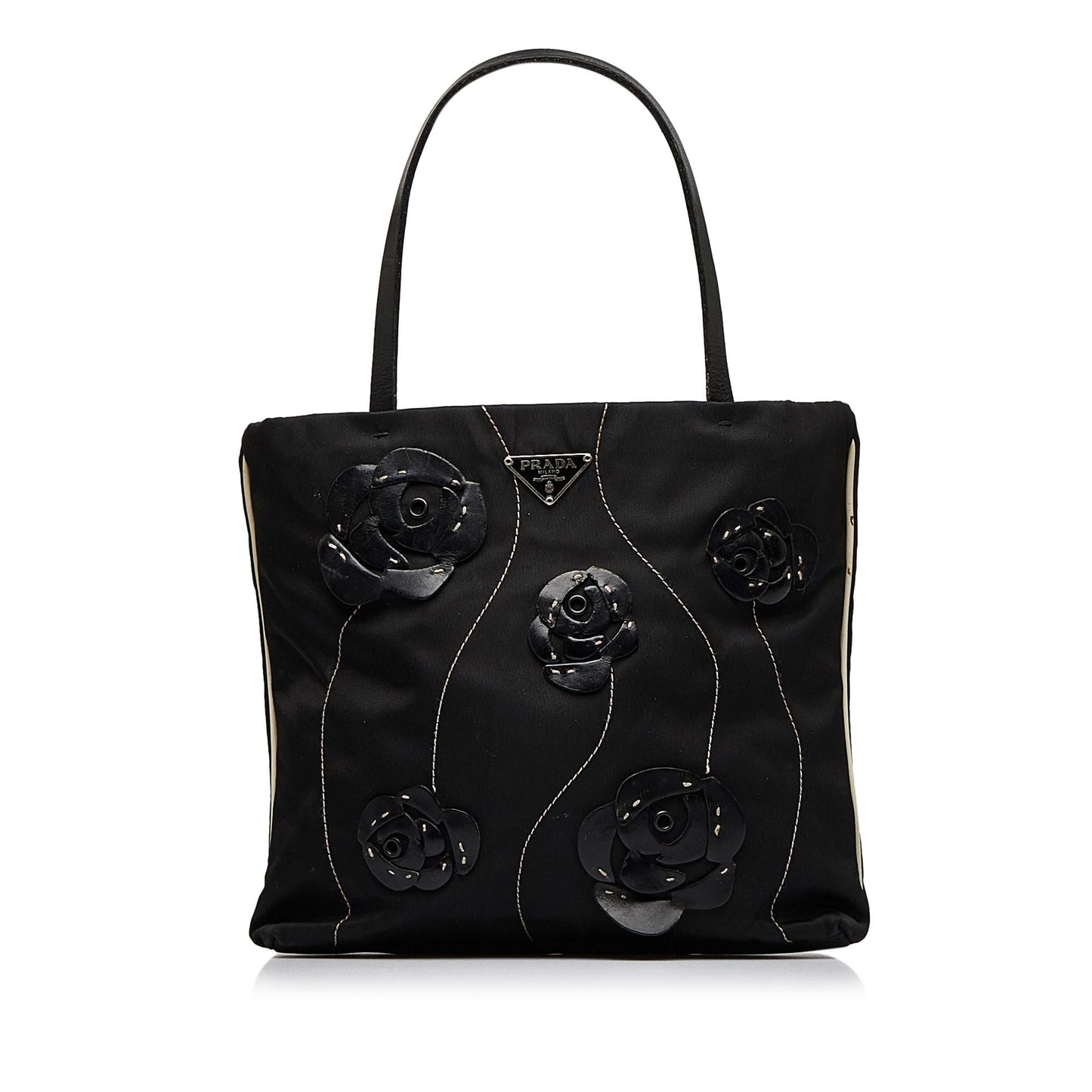 Prada Tessuto Rose Handbag (SHG-Vf5tBG)