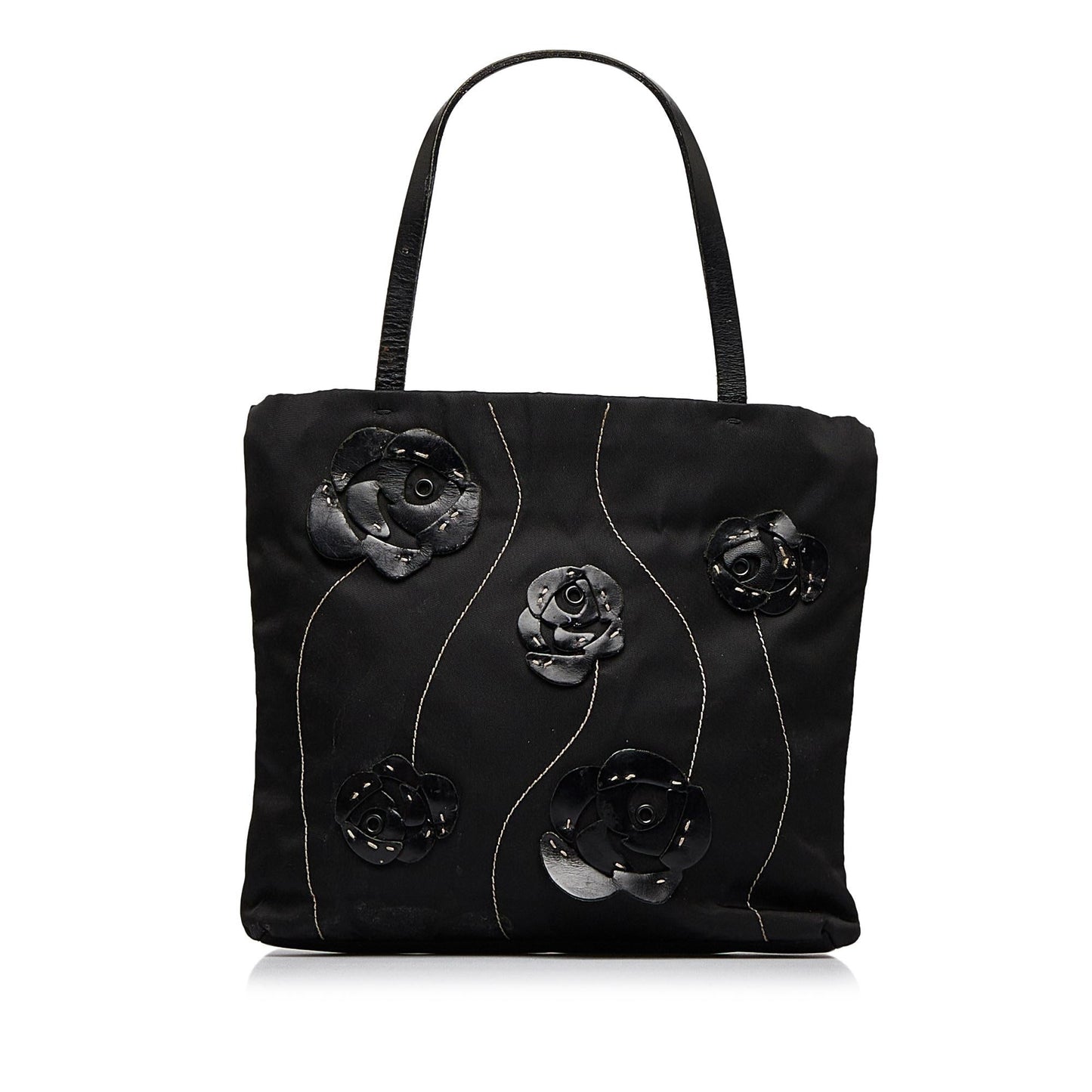 Prada Tessuto Rose Handbag (SHG-Vf5tBG)