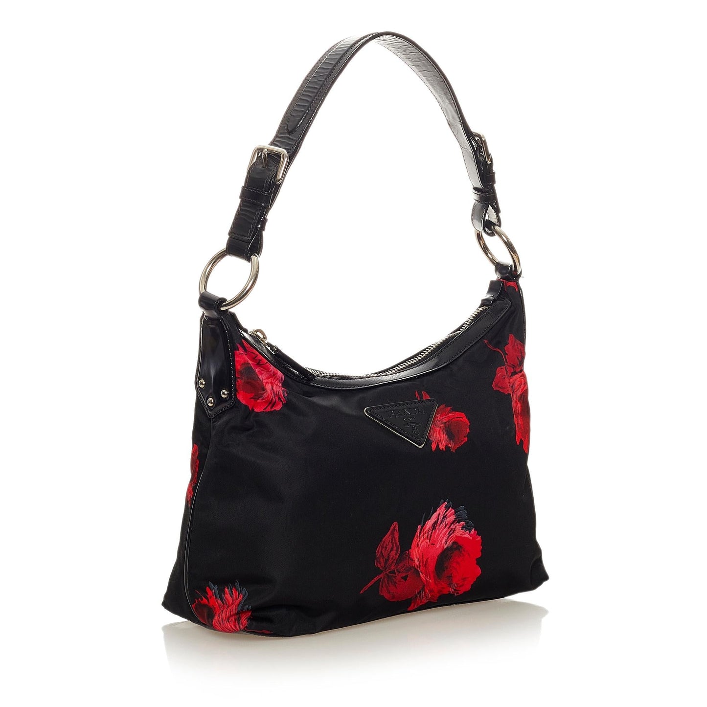Prada Tessuto Roses Shoulder Bag (SHG-27499)