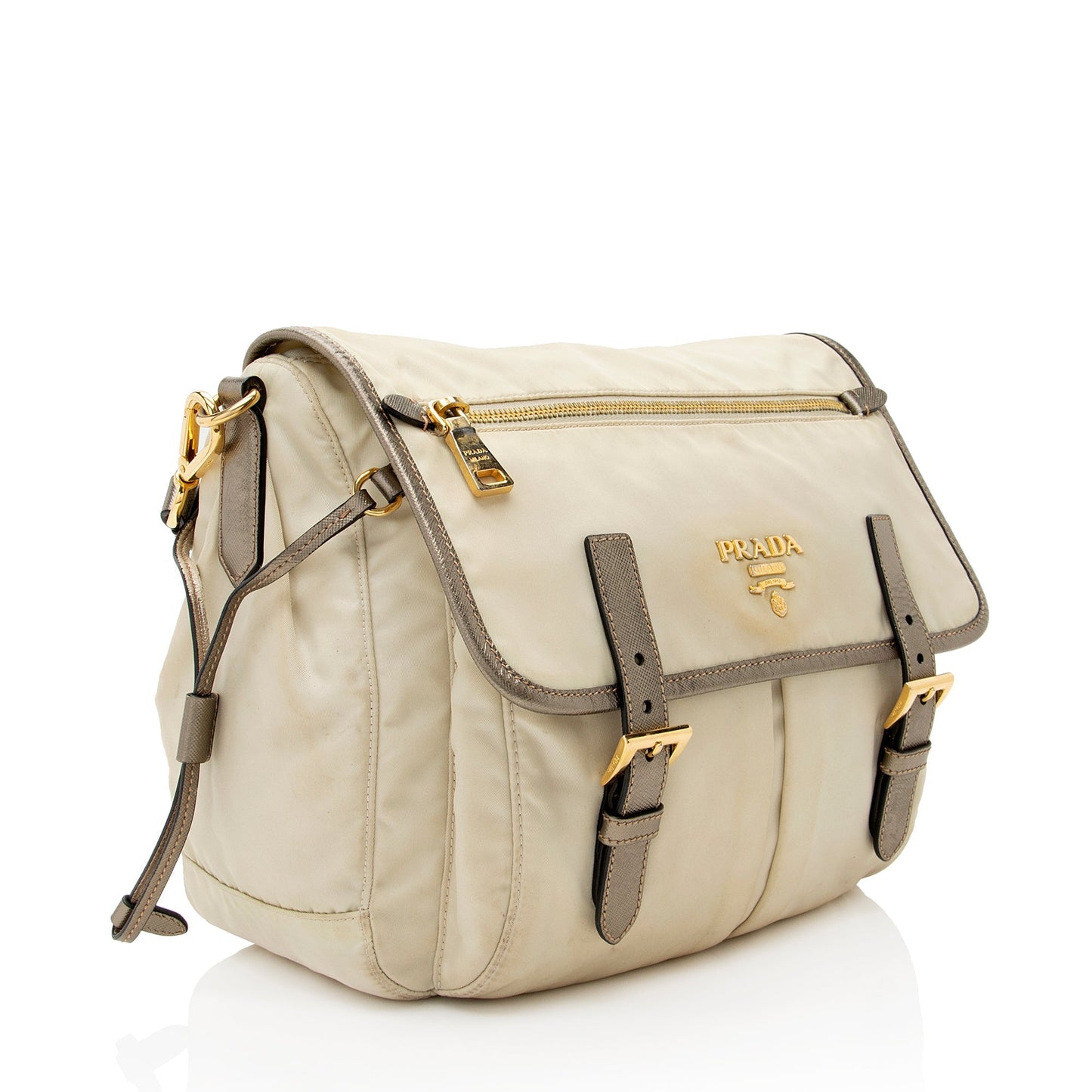 Prada Tessuto Saffiano Messenger Bag (SHF-22207)