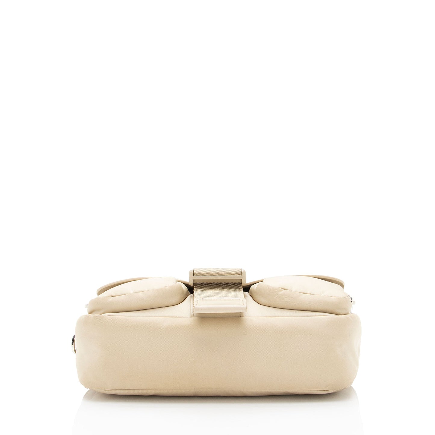 Prada Tessuto Spazzolato Buckle Crossbody