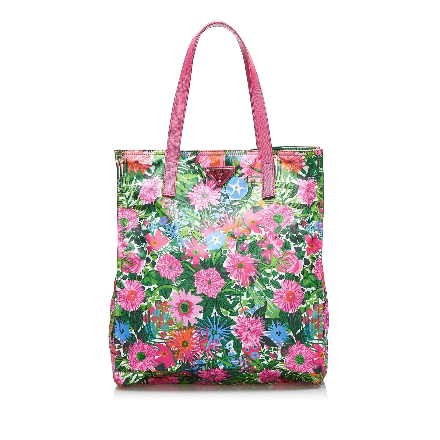 Prada Tessuto Stampato Floral Tote (SHG-Cplf3X)