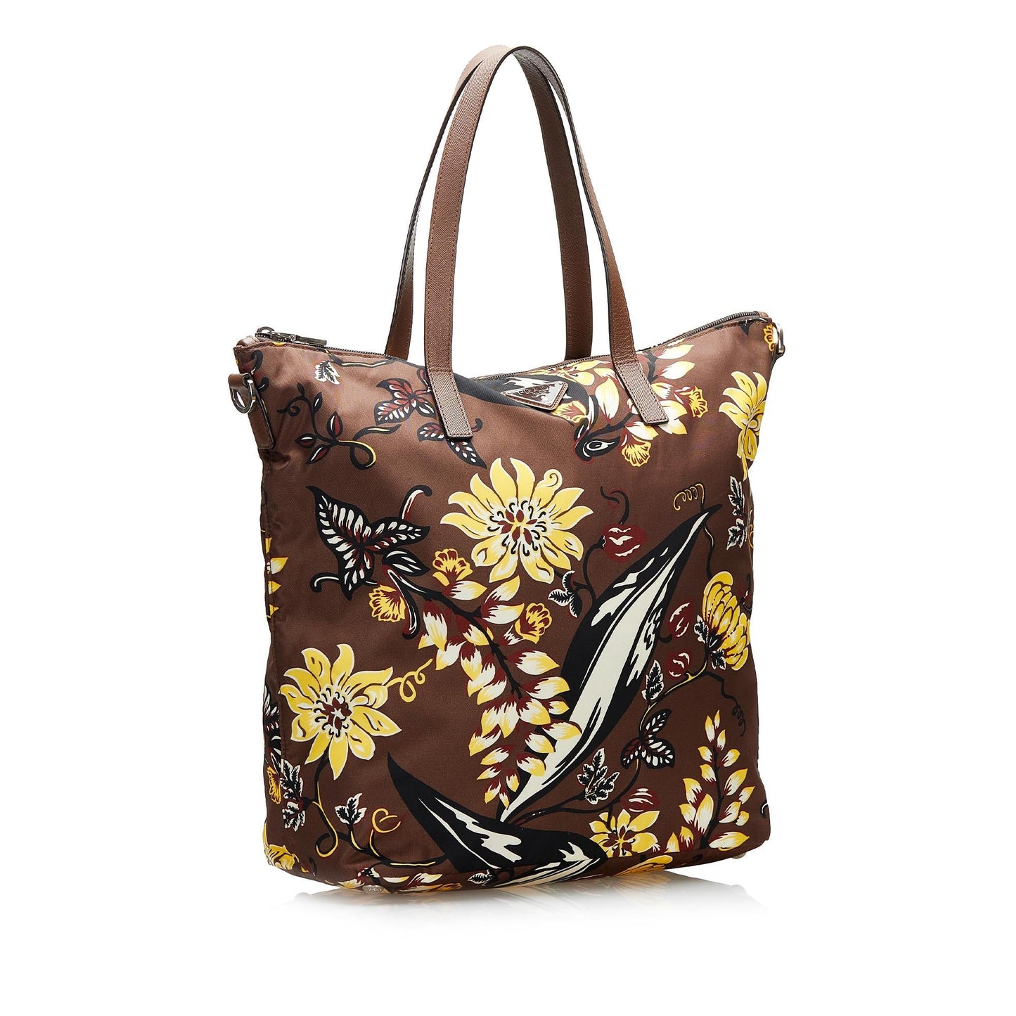 Prada Tessuto Stampato Satchel (SHG-37747)