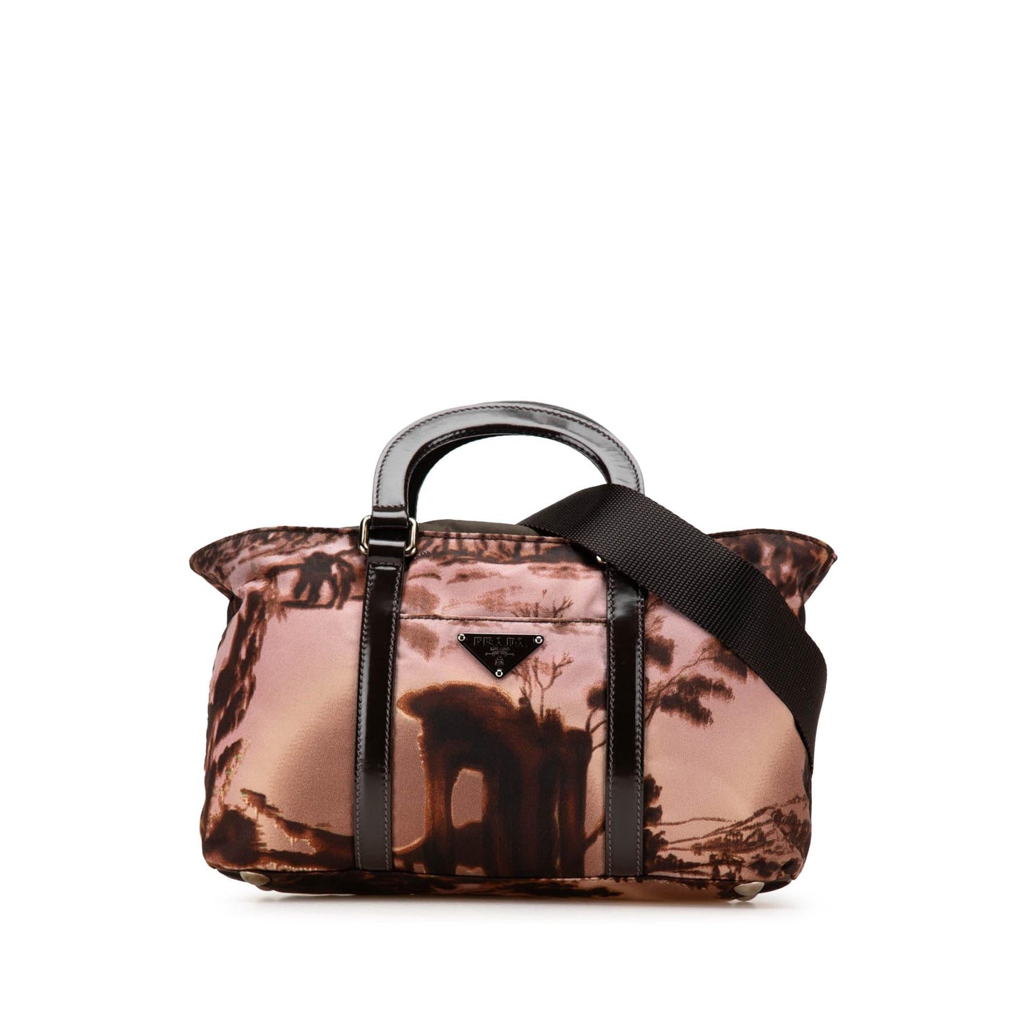 Prada Tessuto Stampato Satchel