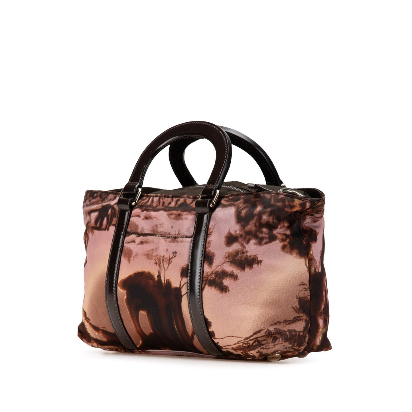 Prada Tessuto Stampato Satchel