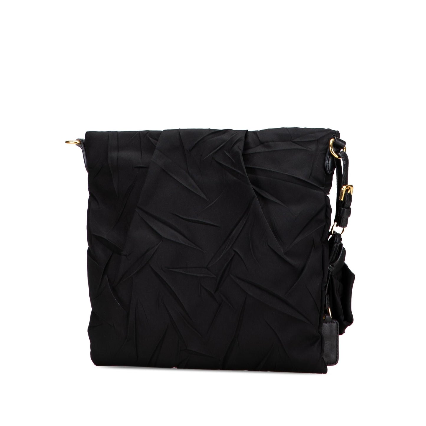 Prada Tessuto Stropicciato Tassel Crossbody