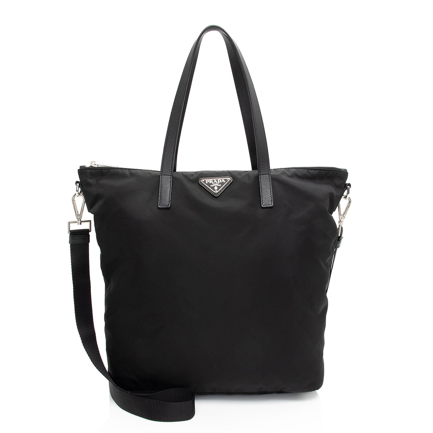 Prada Tessuto Tall Tote (SHF-cp77H4)