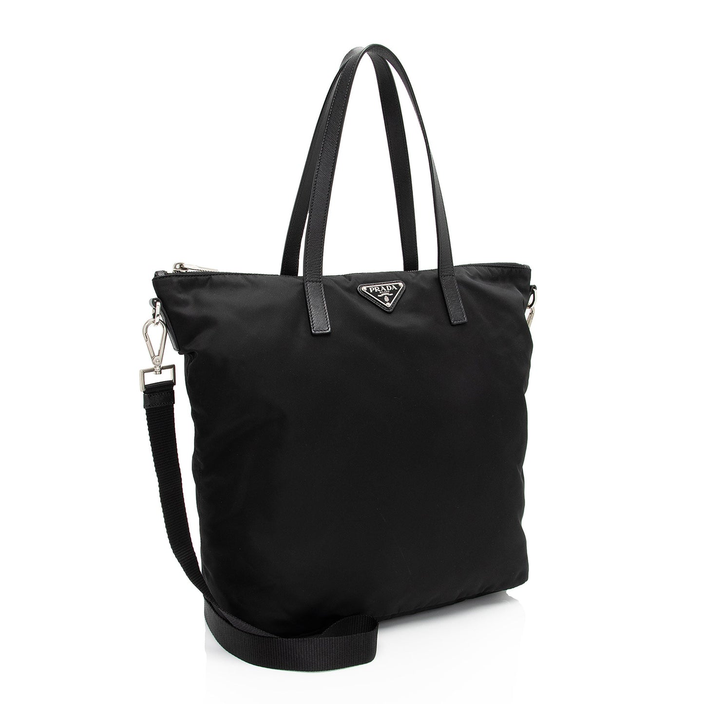 Prada Tessuto Tall Tote (SHF-cp77H4)