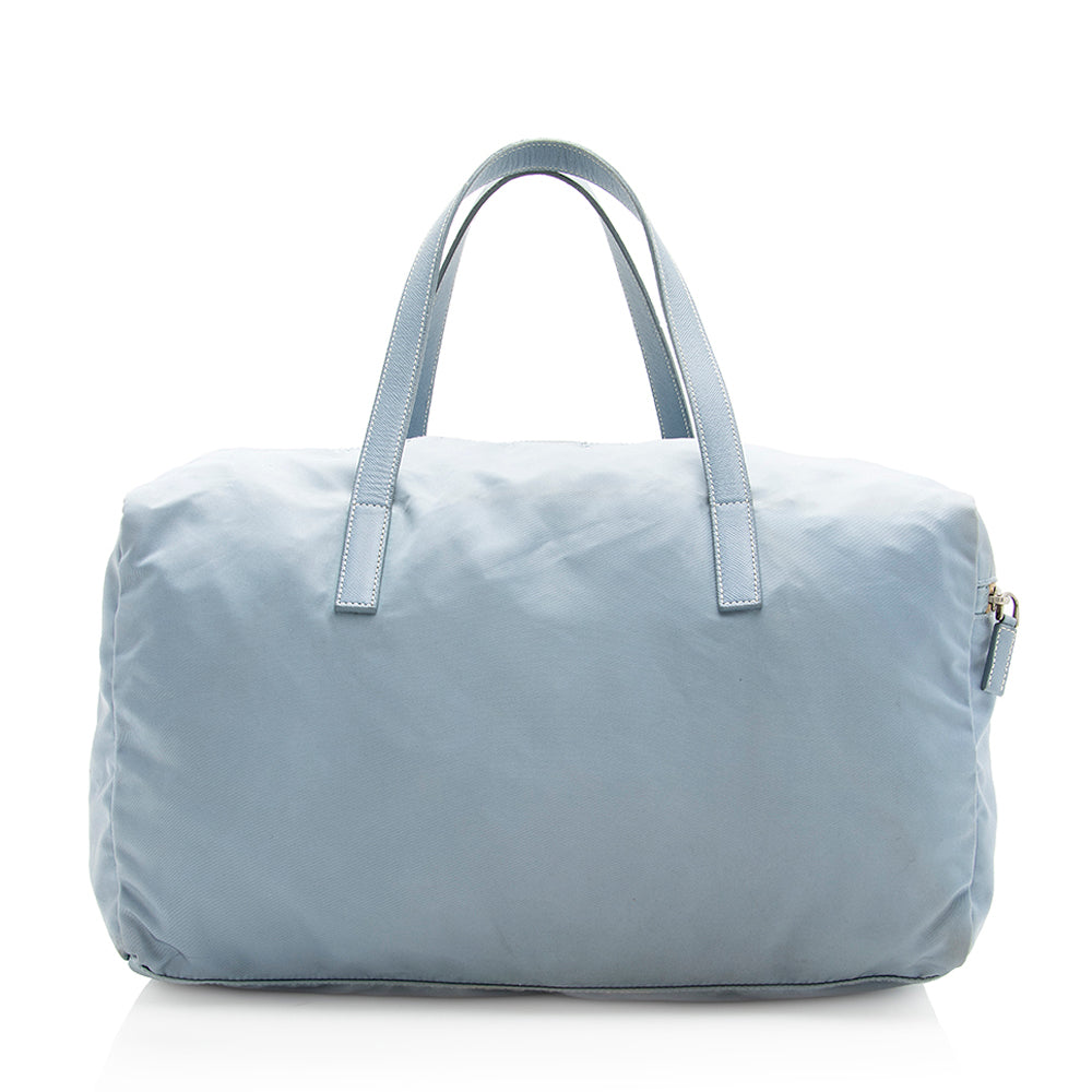 Prada Tessuto Vernice Small Duffle Bag - FINAL SALE (SHF-19525)