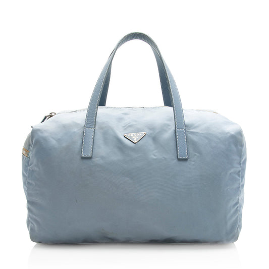 Prada Tessuto Vernice Small Duffle Bag - FINAL SALE (SHF-19525)