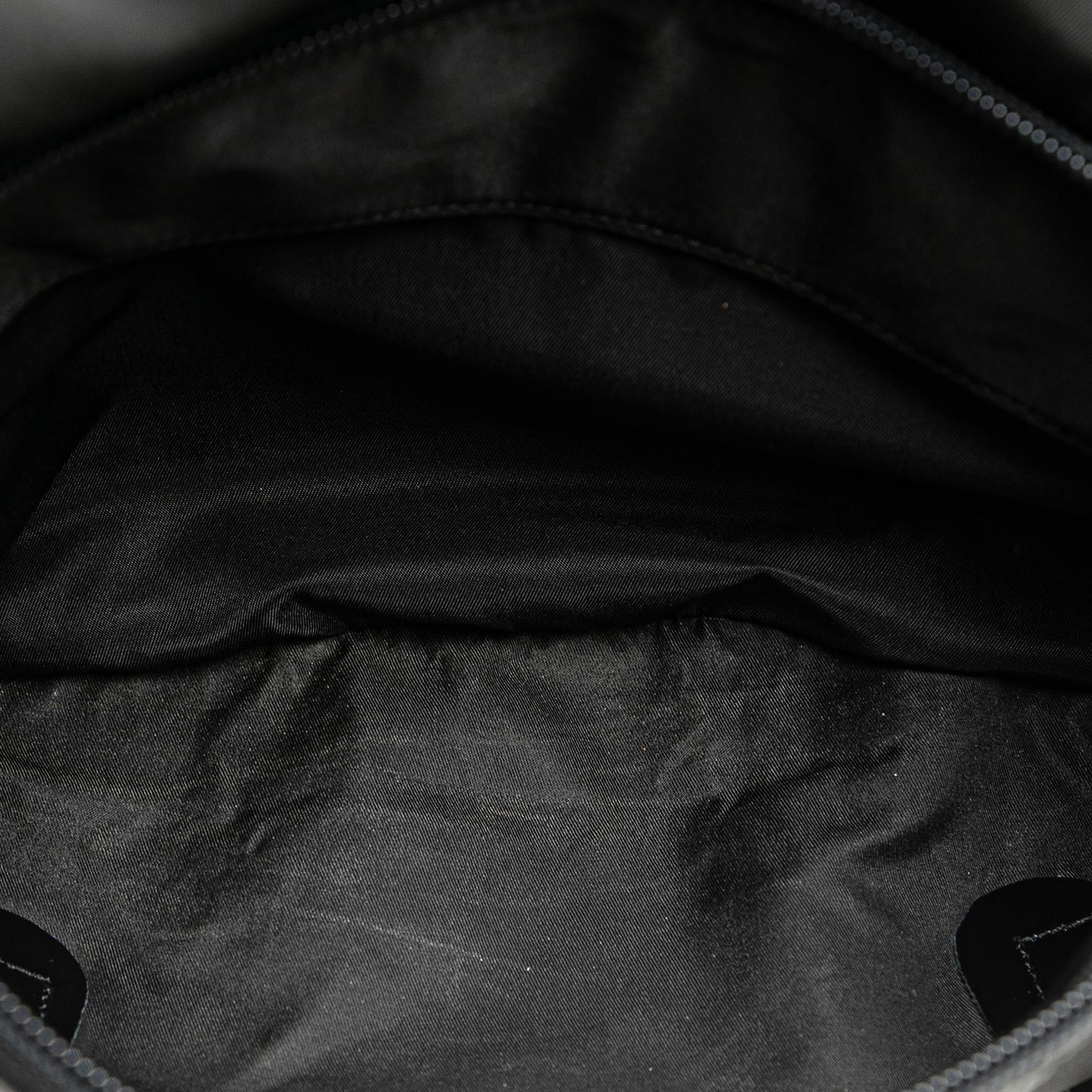 Prada Tessuto Zip Double Buckle Messenger Bag