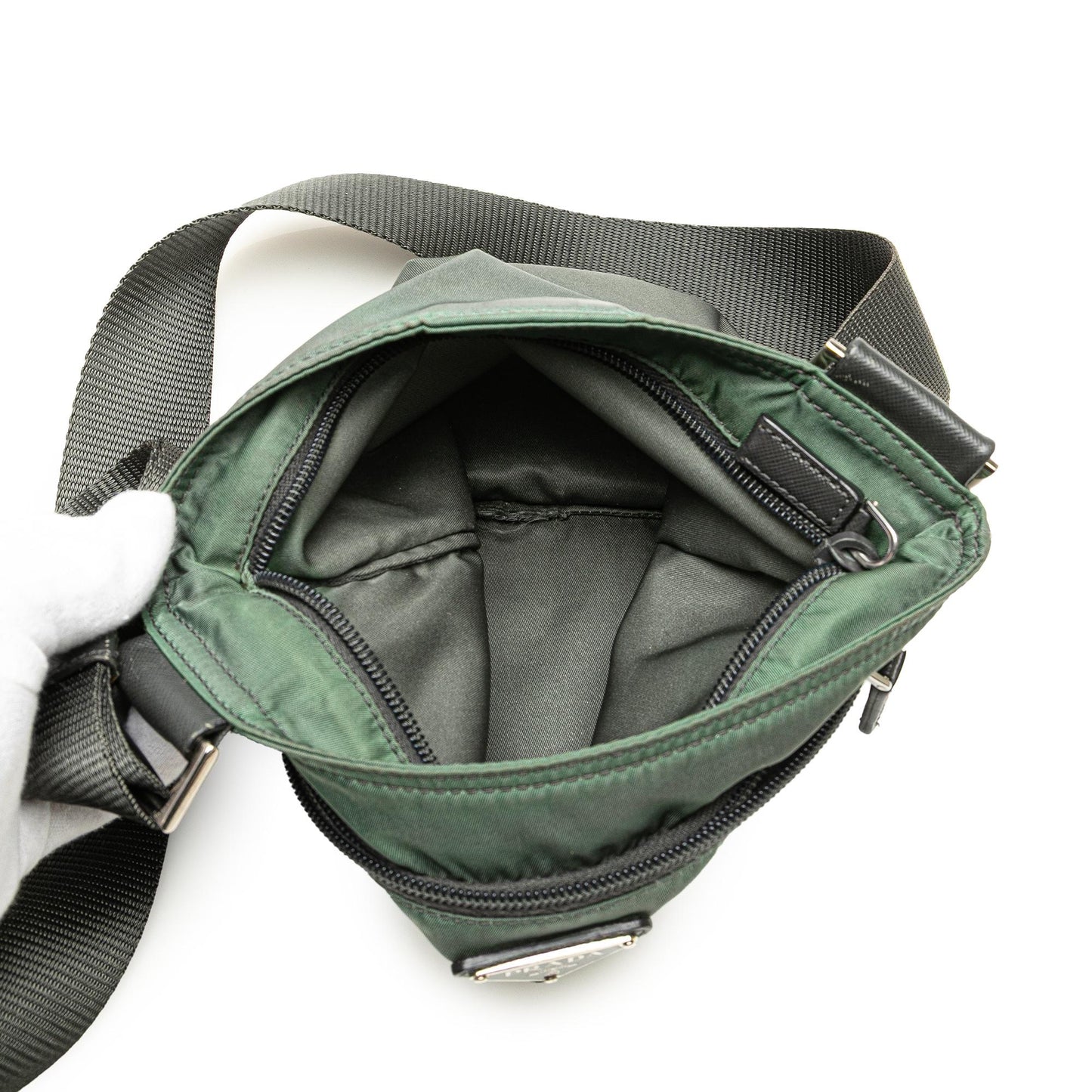 Prada Tessuto Zip Top Crossbody