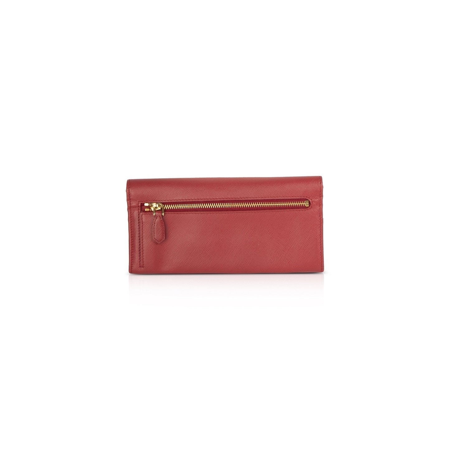 Prada Tri-Colour Saffiano Continental Wallet