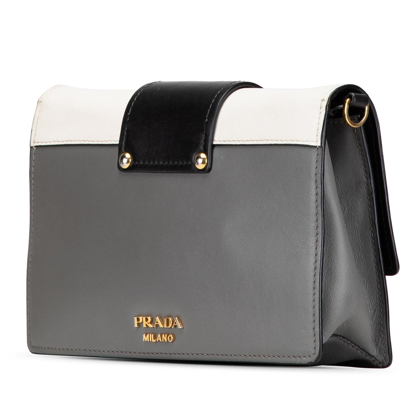Prada Tricolor City Calf Ribbon Bag