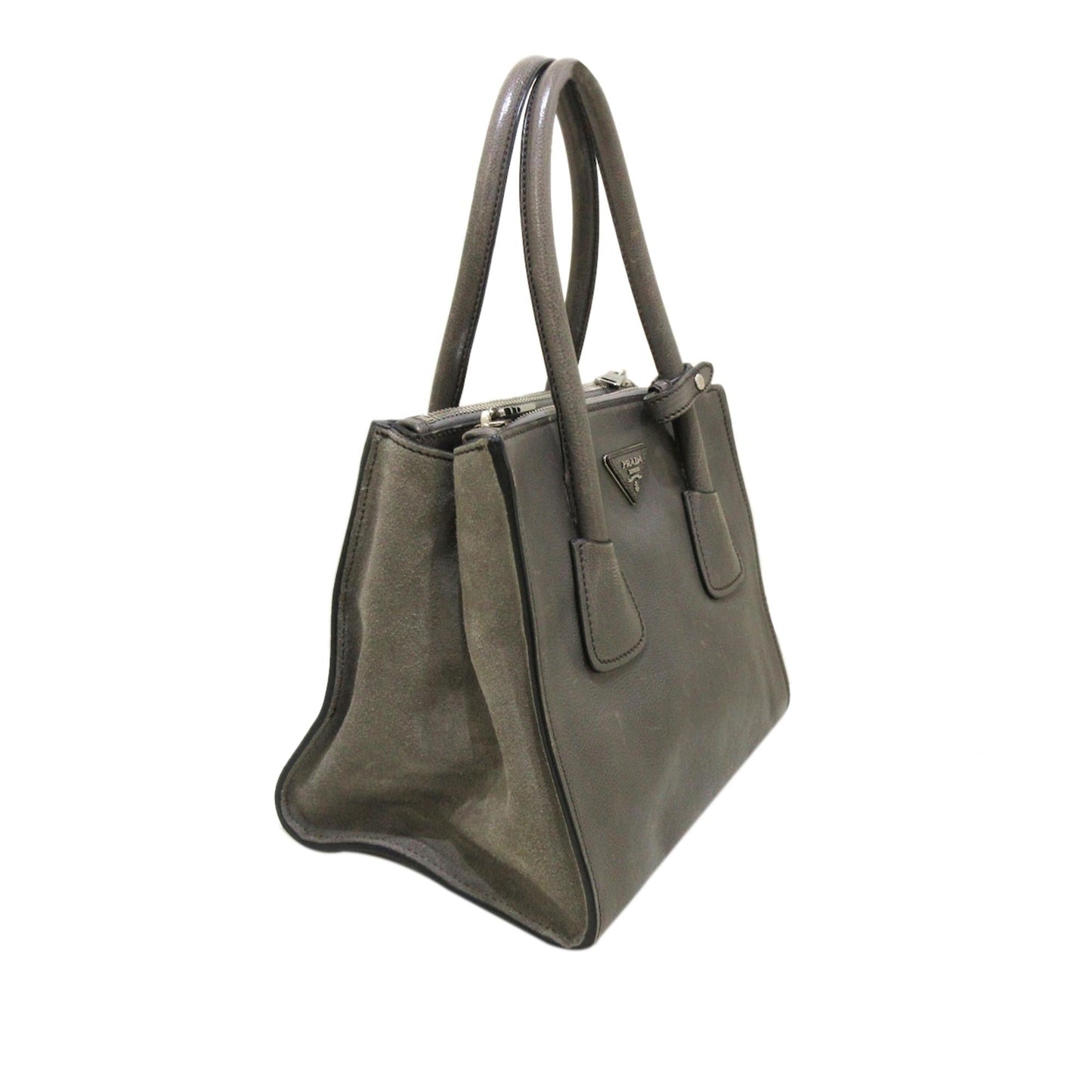 Prada Twin Pocket Leather Satchel (SHG-34079)