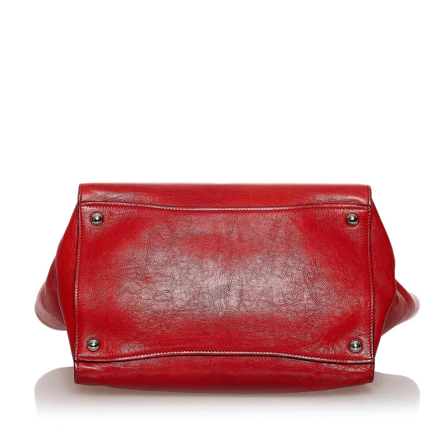 Prada Twin Pocket Leather Tote Bag (SHG-30736)