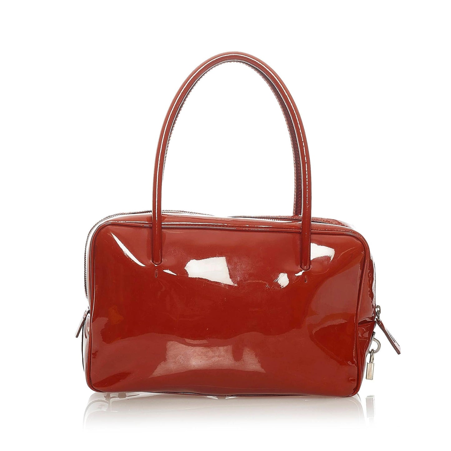 Prada Vernice Handbag (SHG-32911)
