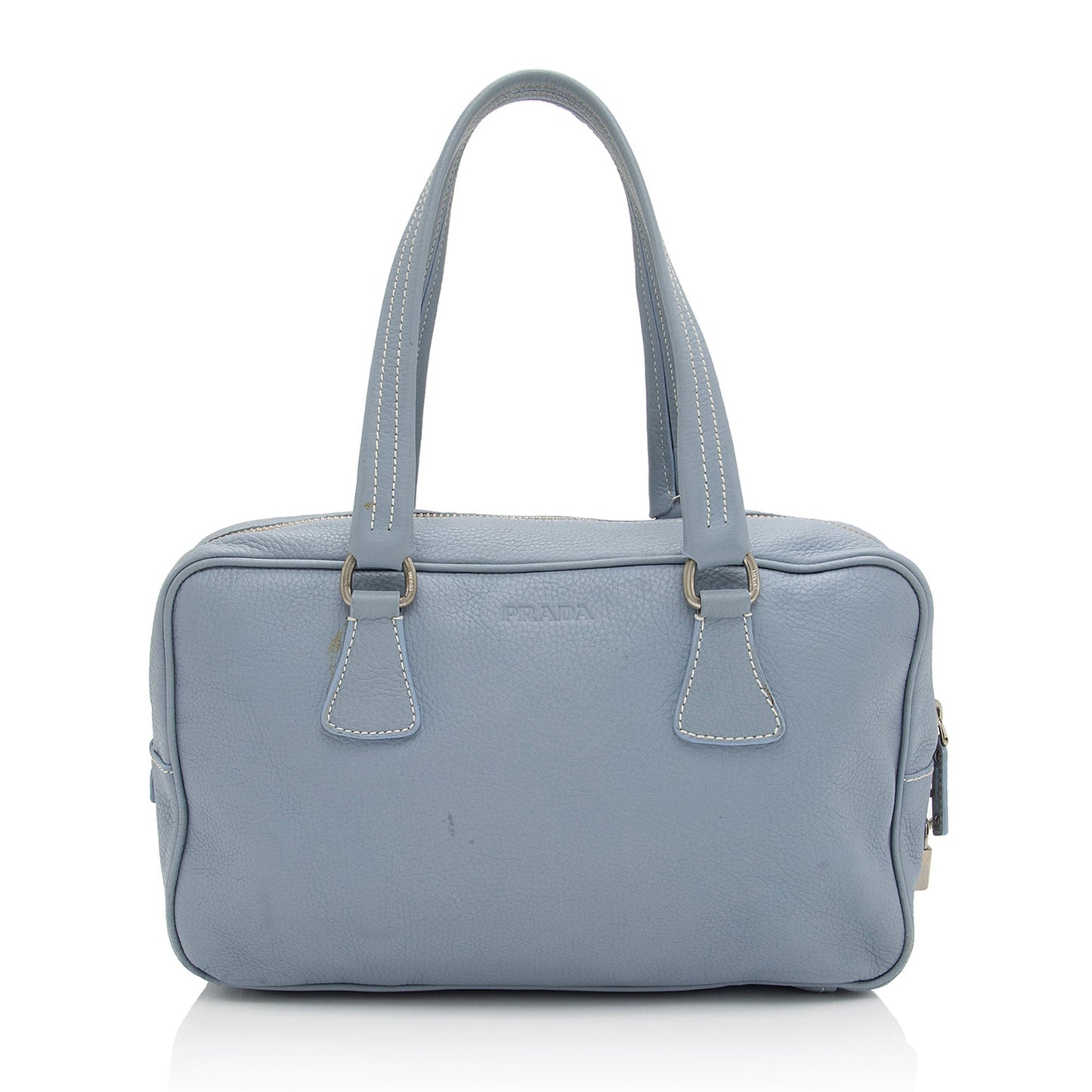 Prada Vitello Daino Bauletto Satchel (SHF-xvbnfM)