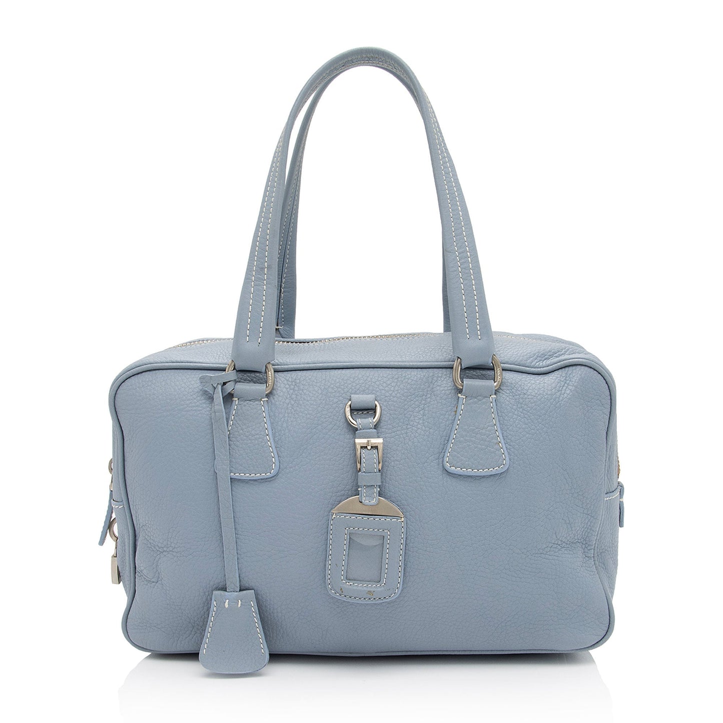 Prada Vitello Daino Bauletto Satchel (SHF-xvbnfM)