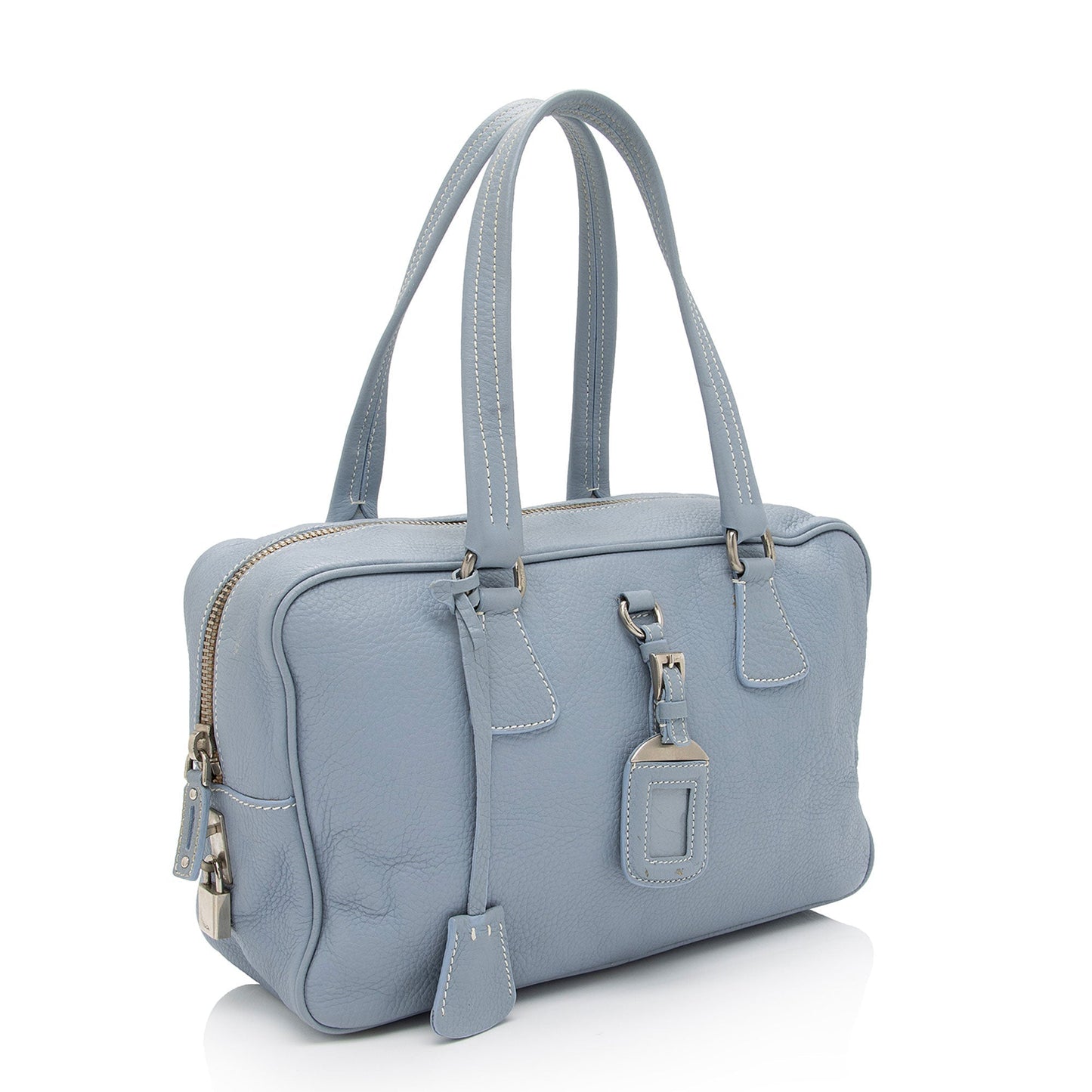 Prada Vitello Daino Bauletto Satchel (SHF-xvbnfM)