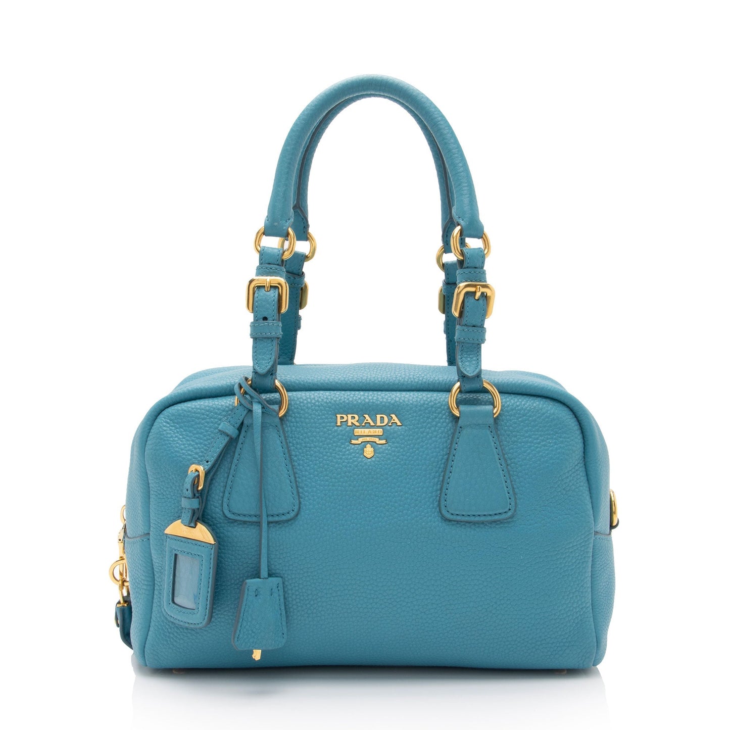 Prada Vitello Daino Bauletto Satchel (SHF-El3V4P)