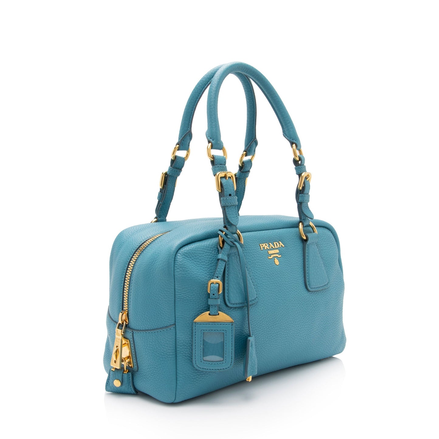 Prada Vitello Daino Bauletto Satchel (SHF-El3V4P)