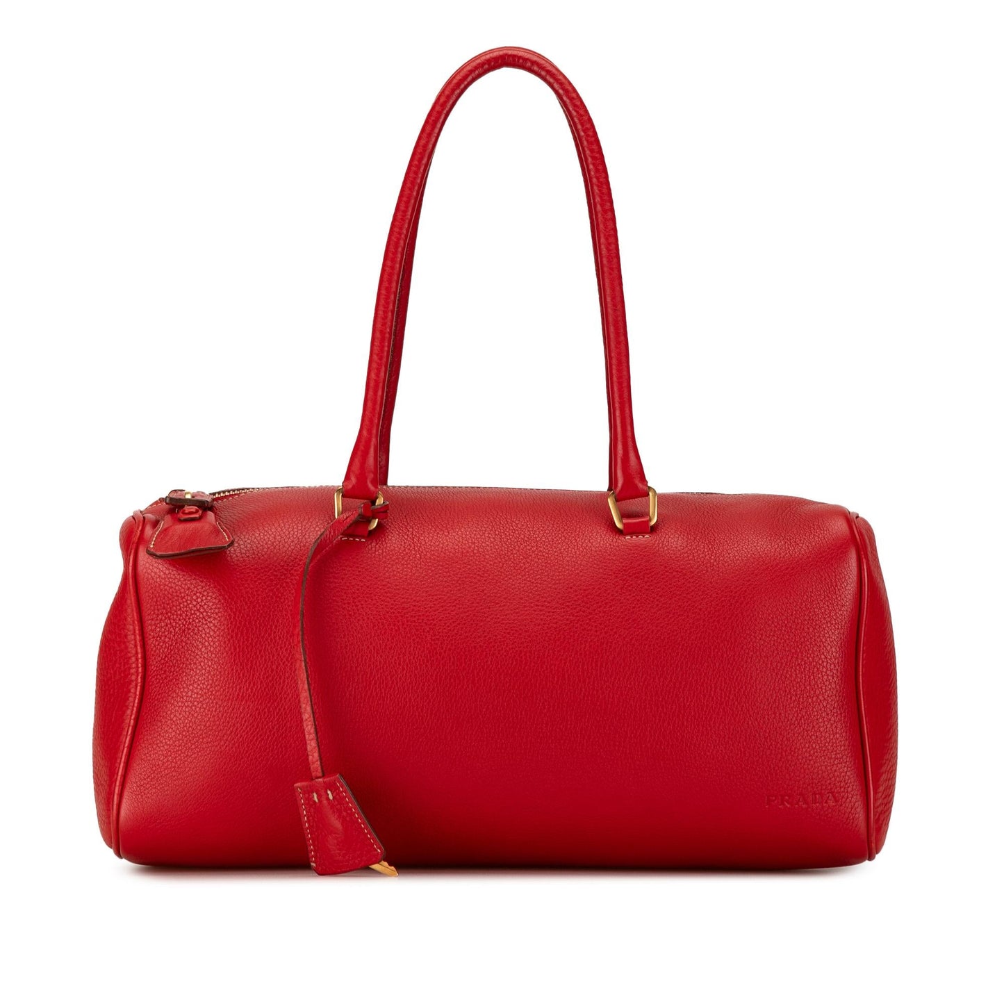 Prada Vitello Daino Boston Bag (SHG-mj3AJX)