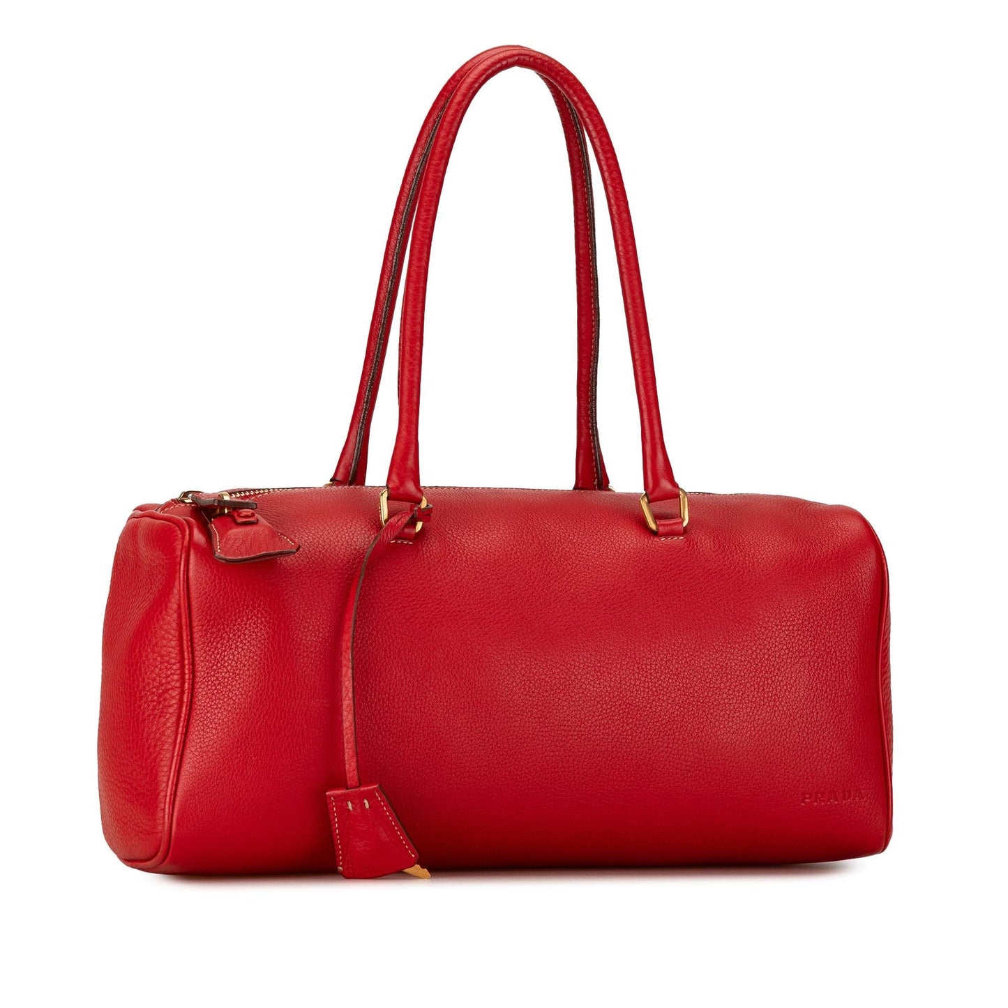 Prada Vitello Daino Boston Bag (SHG-mj3AJX)