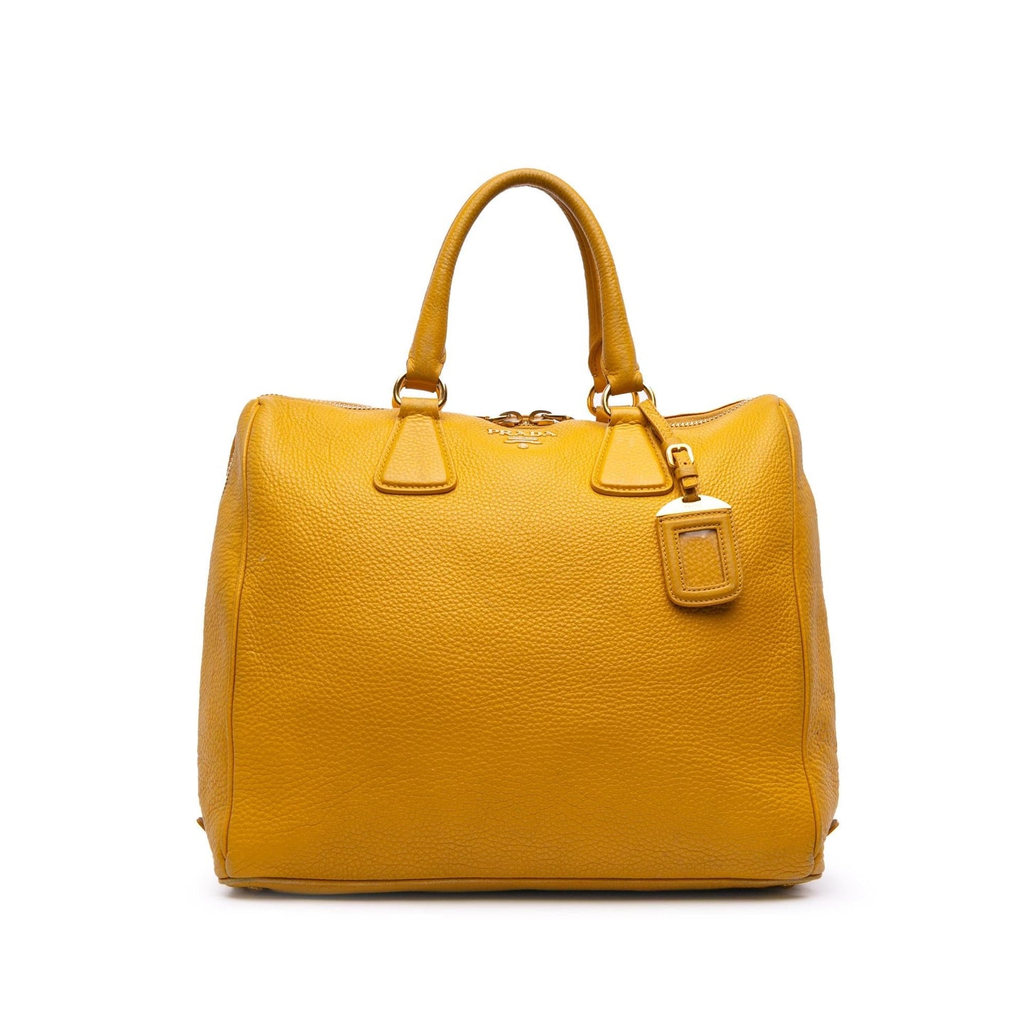 Prada Vitello Daino Boston Bag