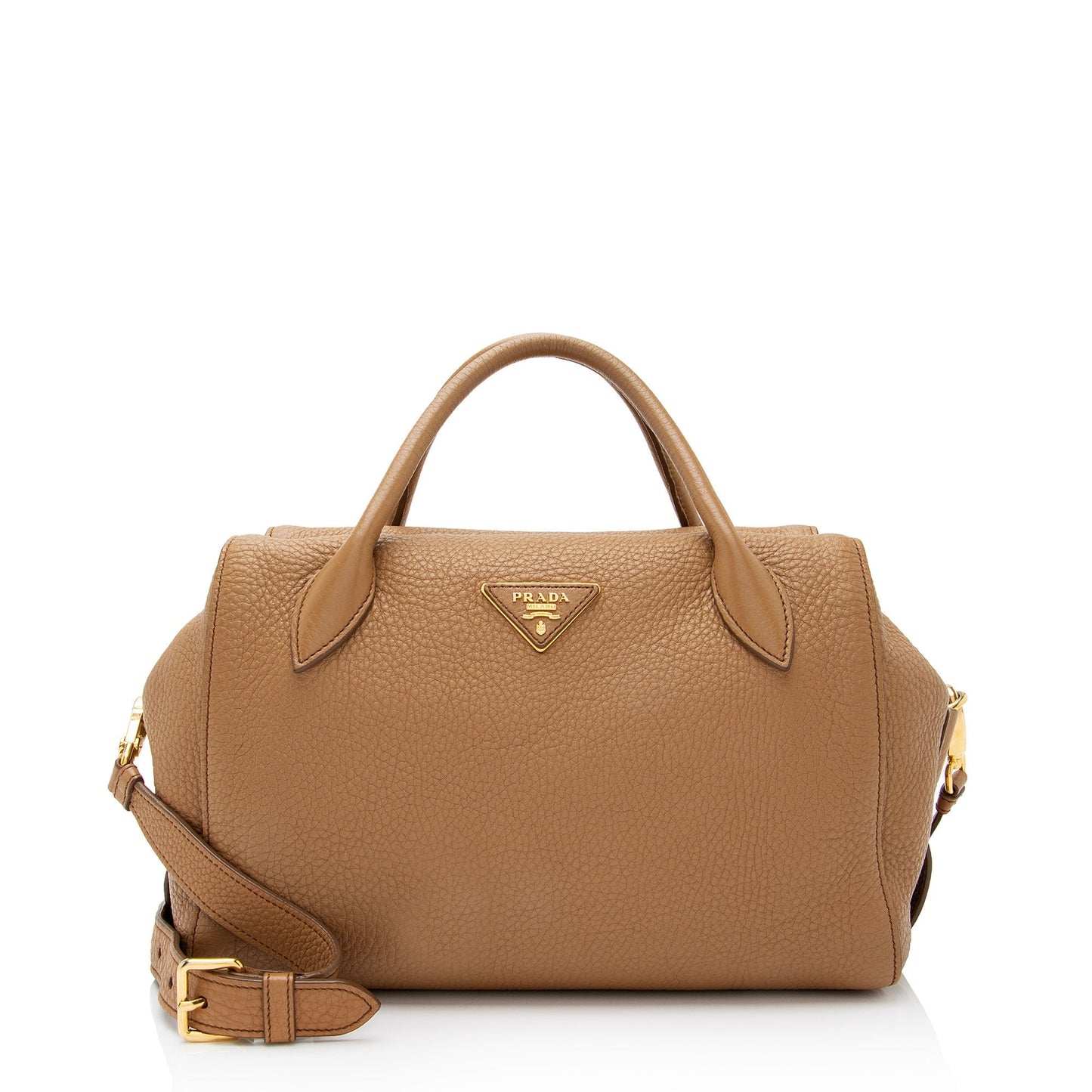 Prada Vitello Daino Duffle Bag (SHF-mm7NZW)
