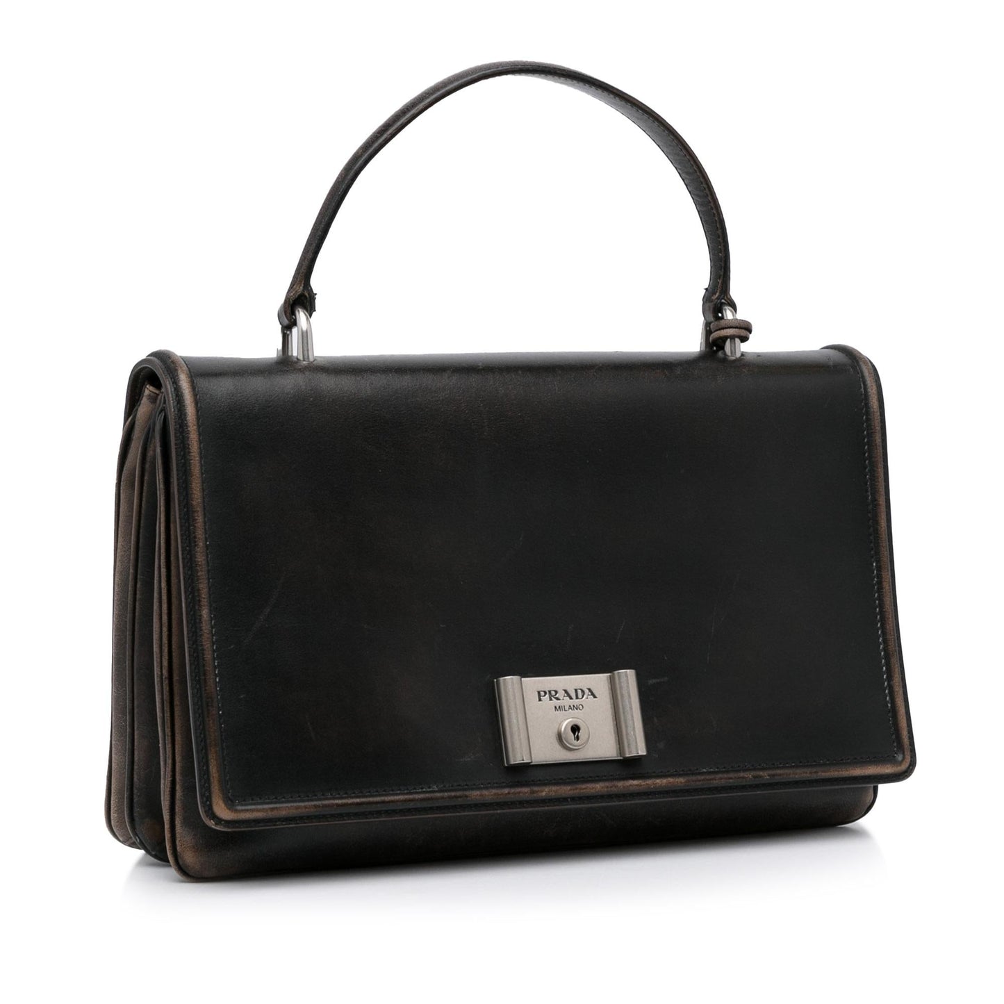 Prada Vitello Daino Flap Bag (SHG-qzsg1L)