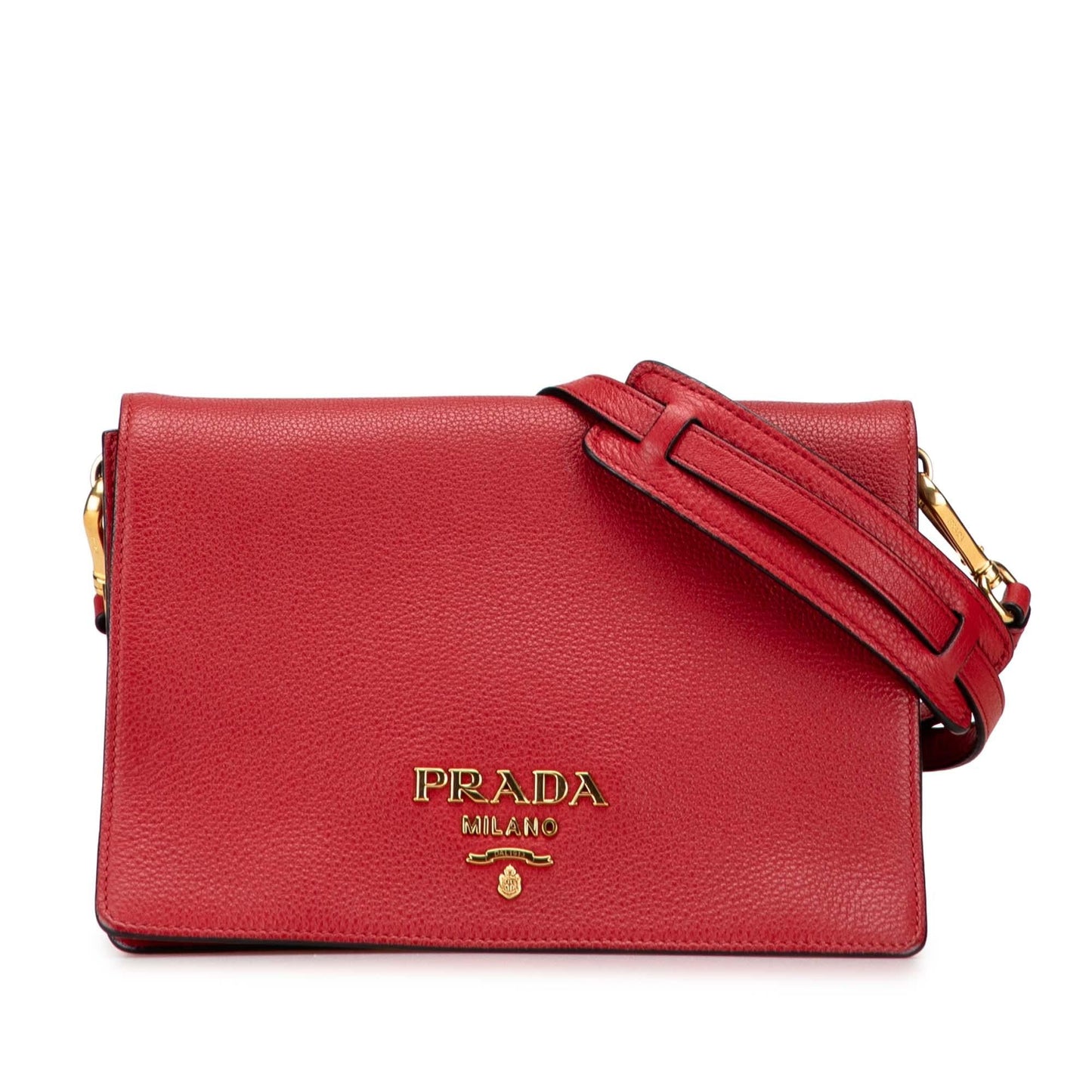 Prada Vitello Daino Flap Crossbody