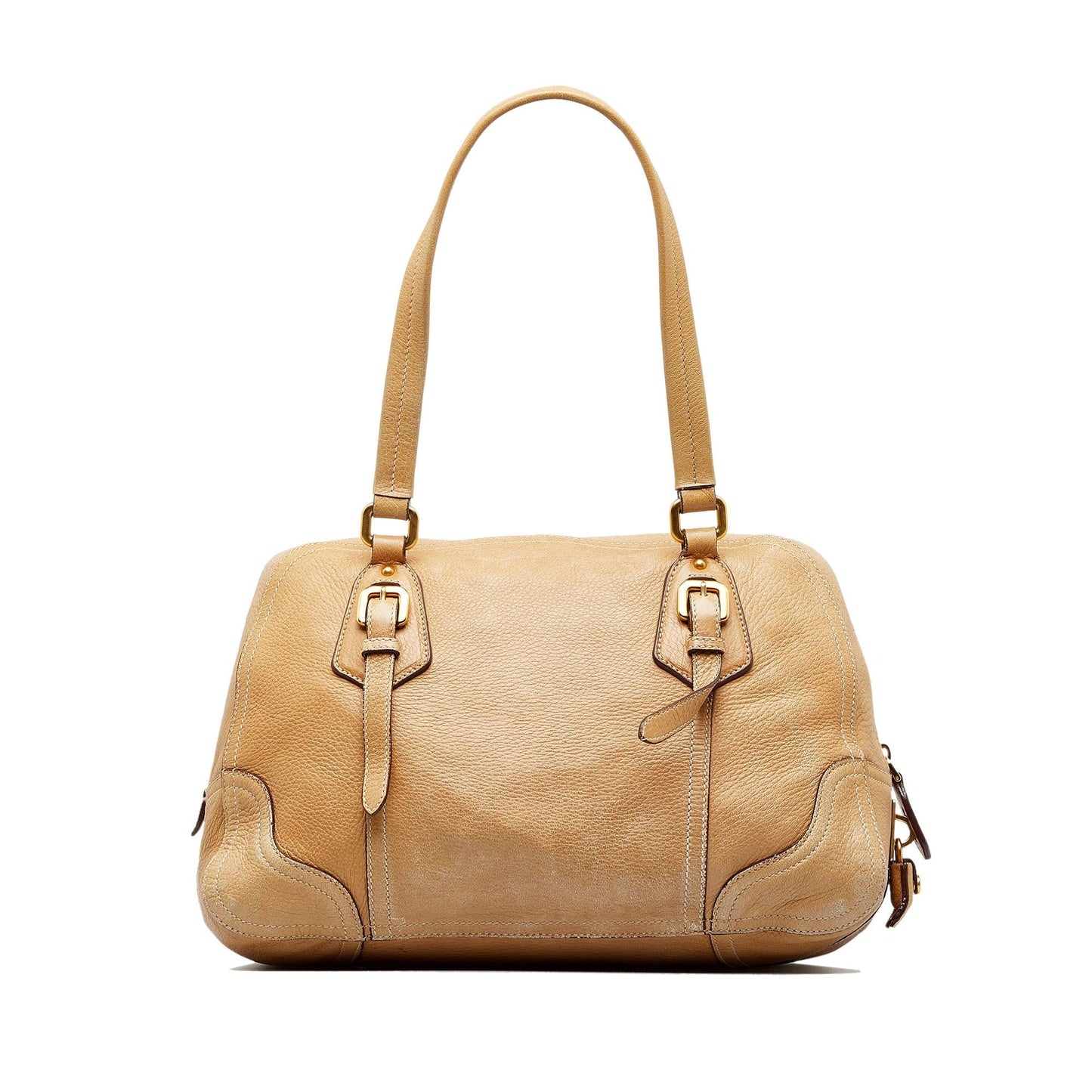 Prada Vitello Daino Frame Shoulder Bag (SHG-Pb3W9S)