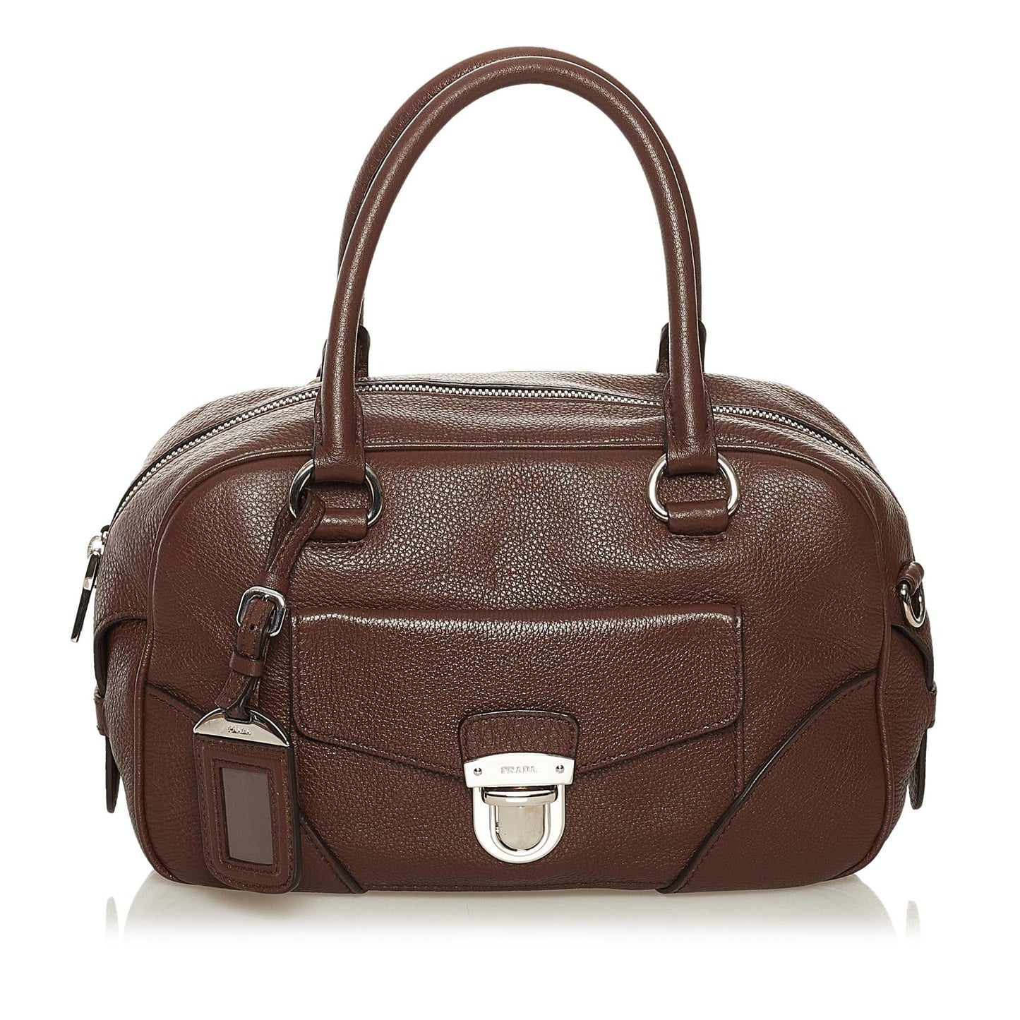 Prada Vitello Daino Front Pocket Boston (SHG-35131)