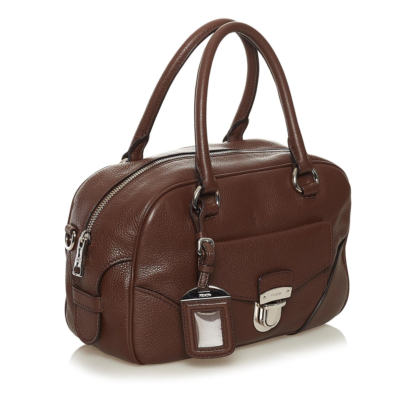 Prada Vitello Daino Front Pocket Boston (SHG-35131)