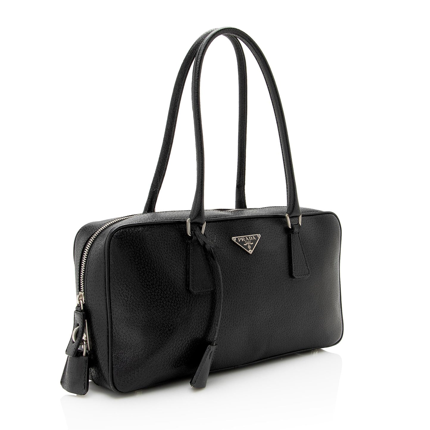 Prada Vitello Daino Medium Bauletto Satchel (SHF-22809)