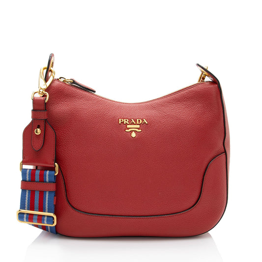 Prada Vitello Daino Medium Hobo
