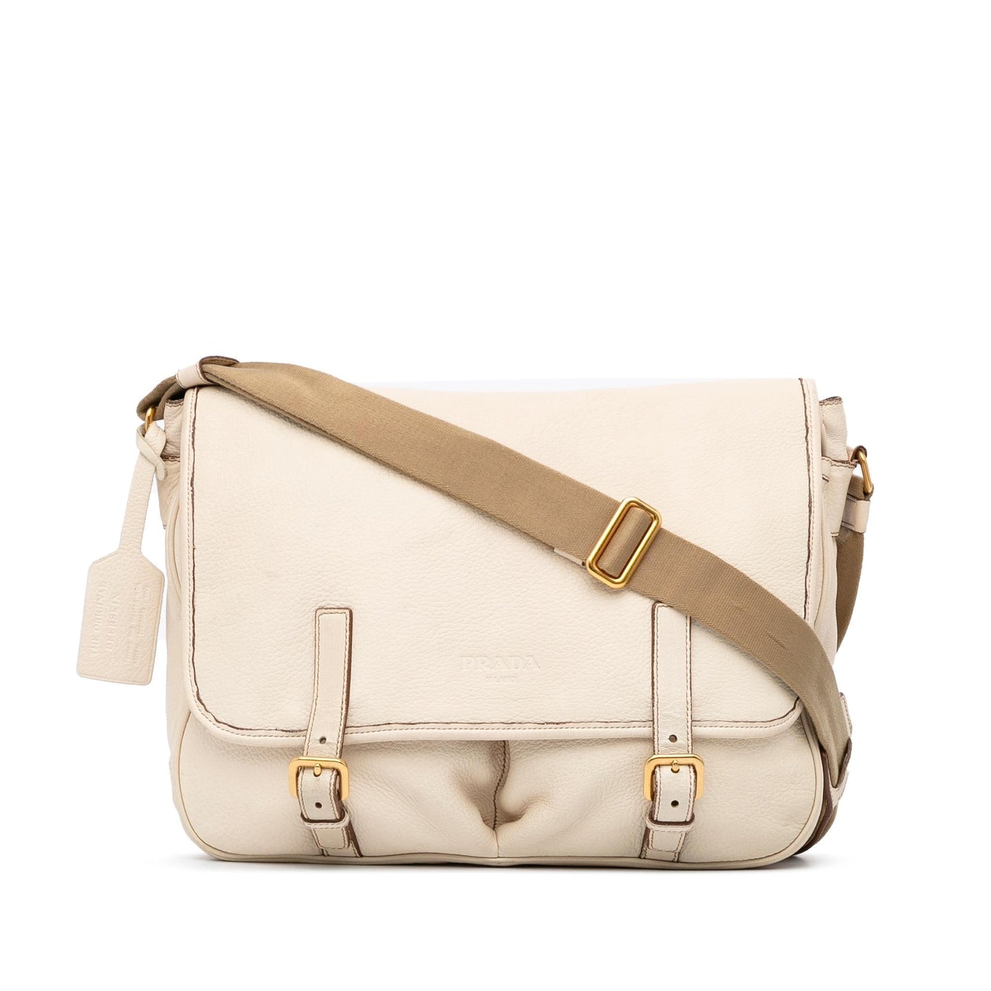 Prada Vitello Daino Messenger Bag (SHG-qNcnWH)