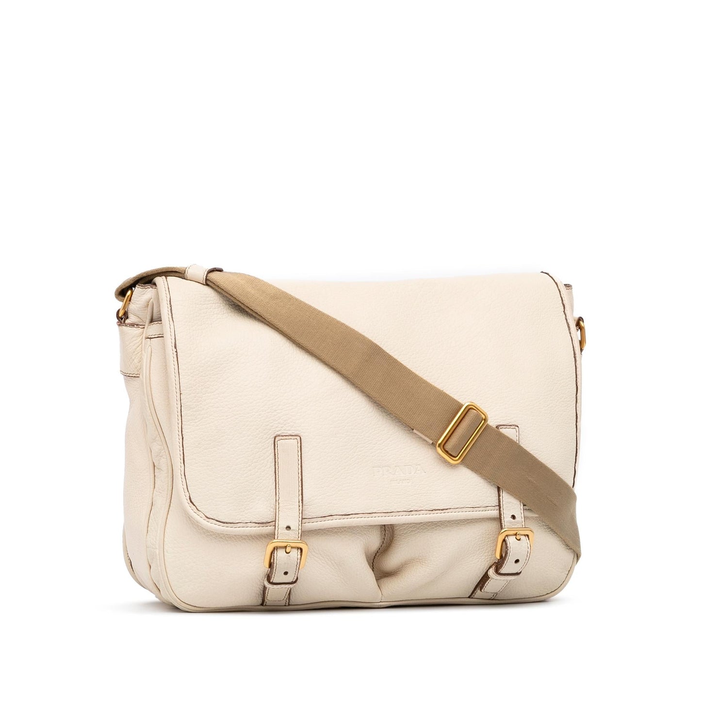 Prada Vitello Daino Messenger Bag (SHG-qNcnWH)