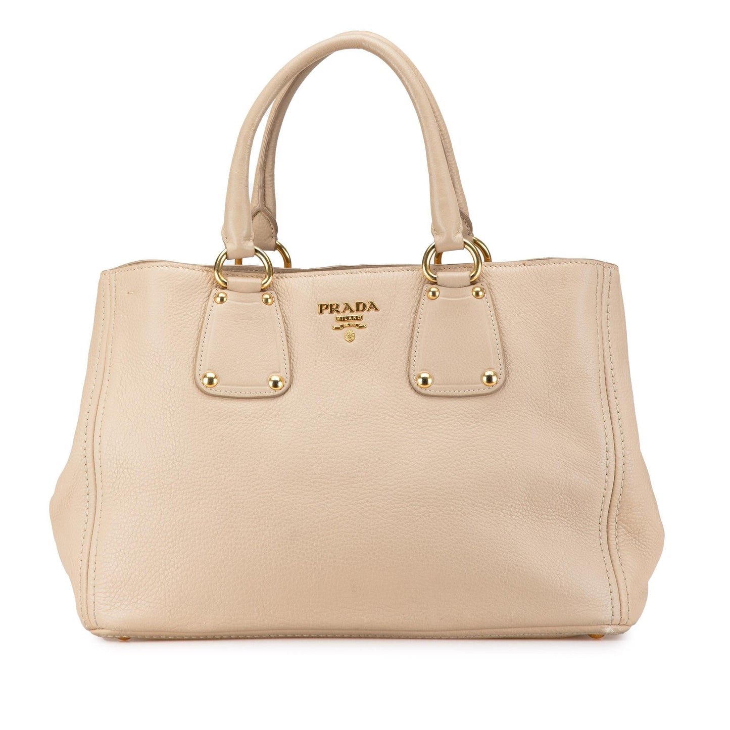 Prada Vitello Daino Open Convertible Tote