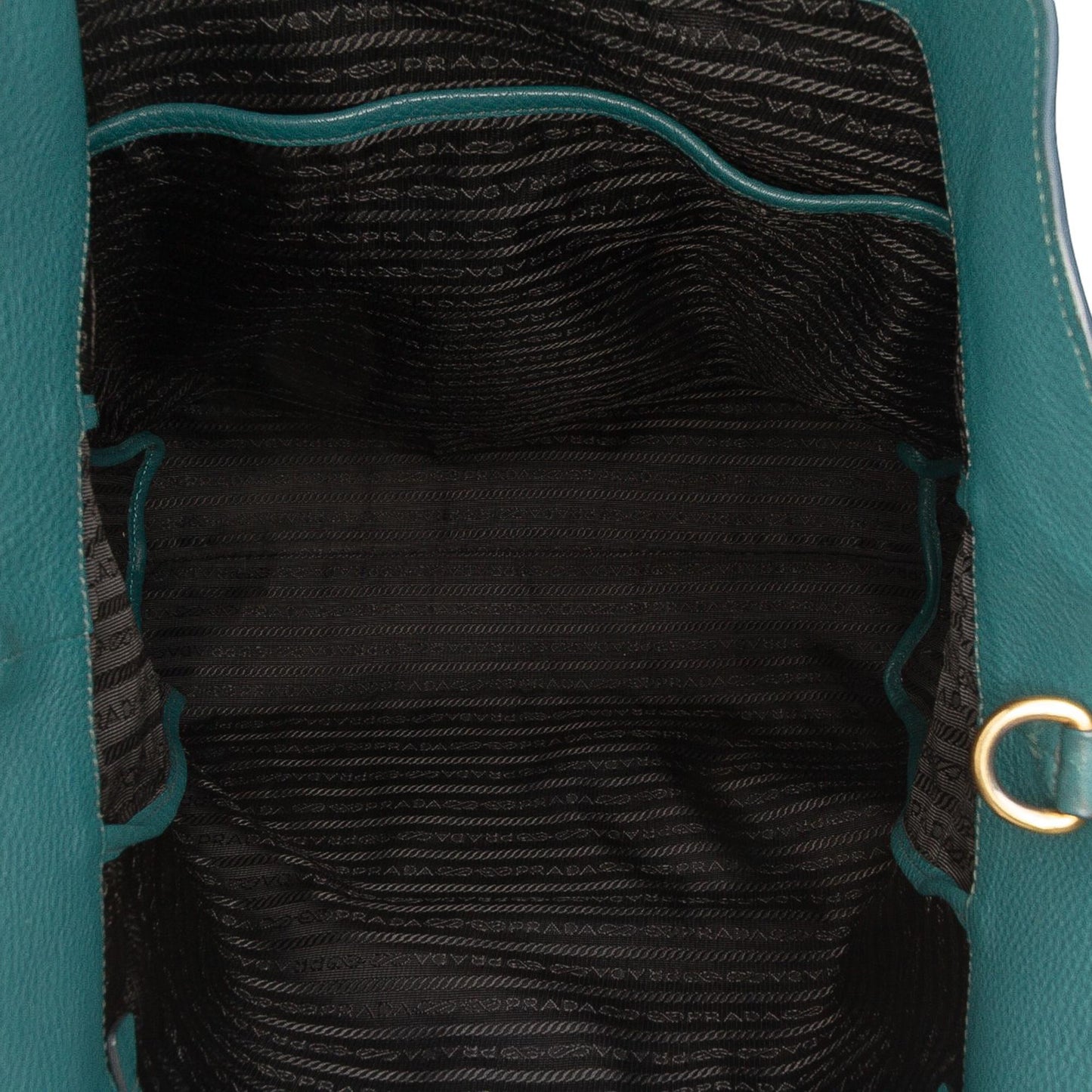Prada Vitello Daino Open Convertible Tote