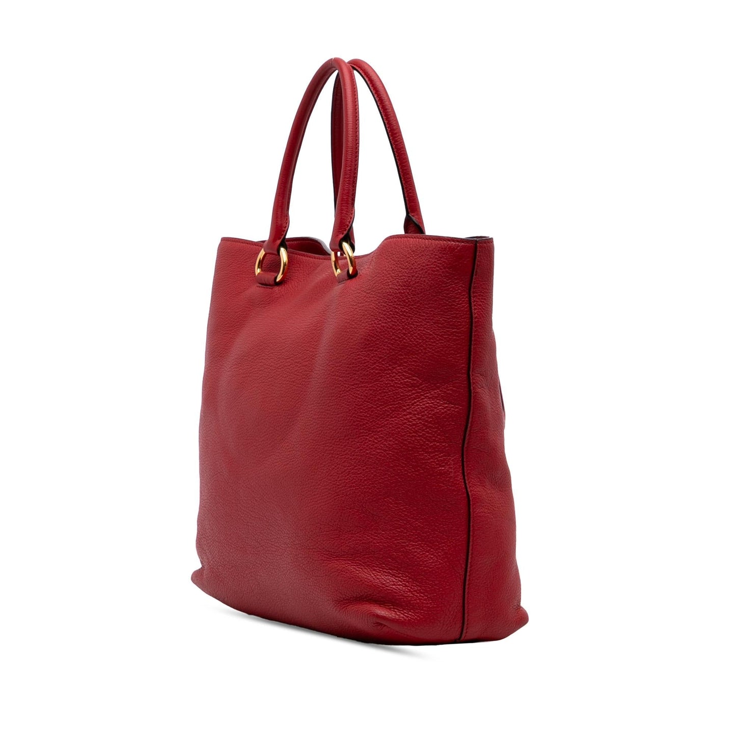 Prada Vitello Daino Open Convertible Tote
