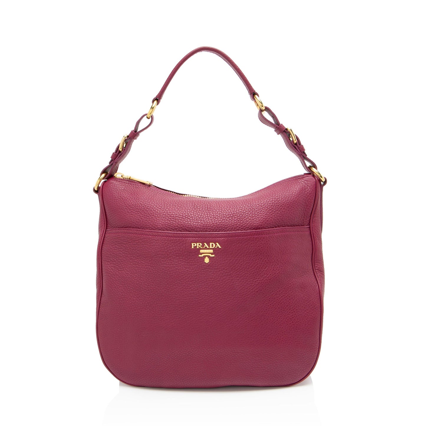 Prada Vitello Daino Pocket Small Hobo