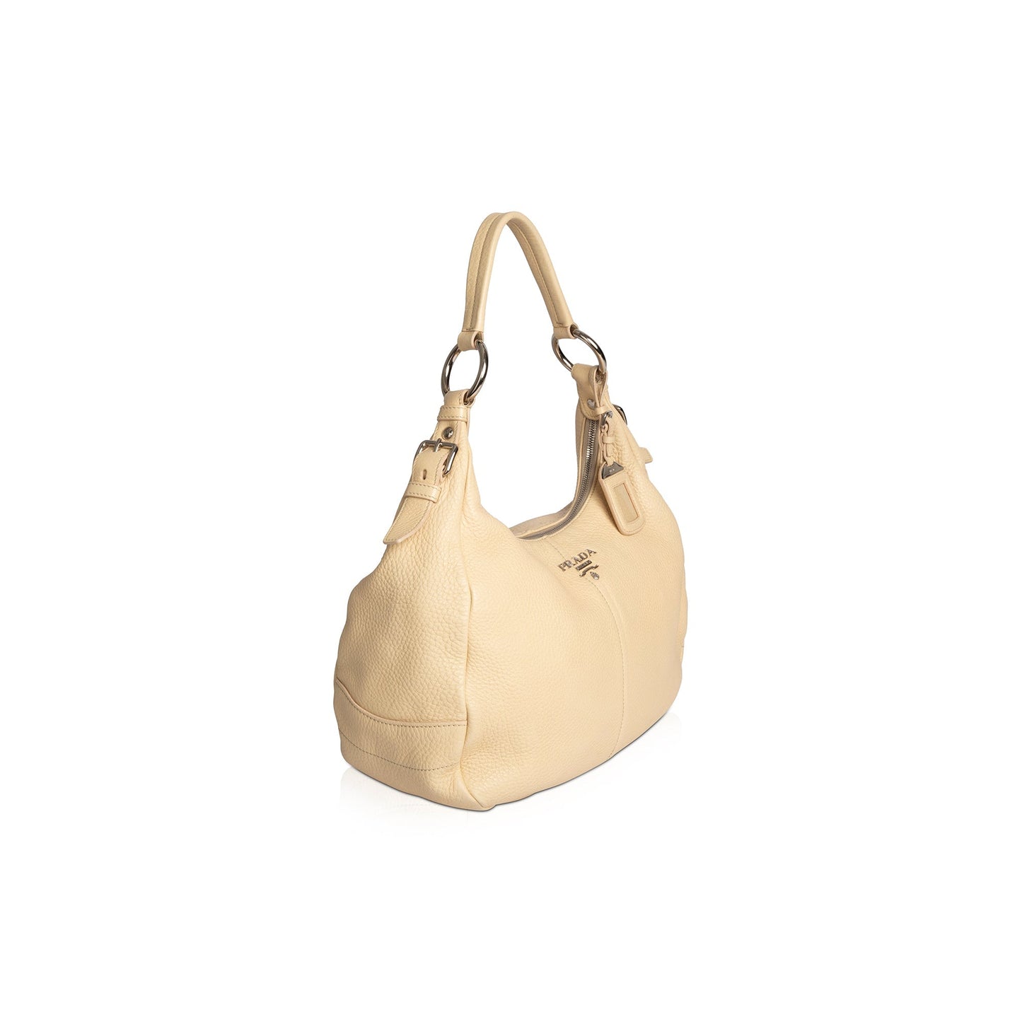 Prada Vitello Daino Ring Hobo