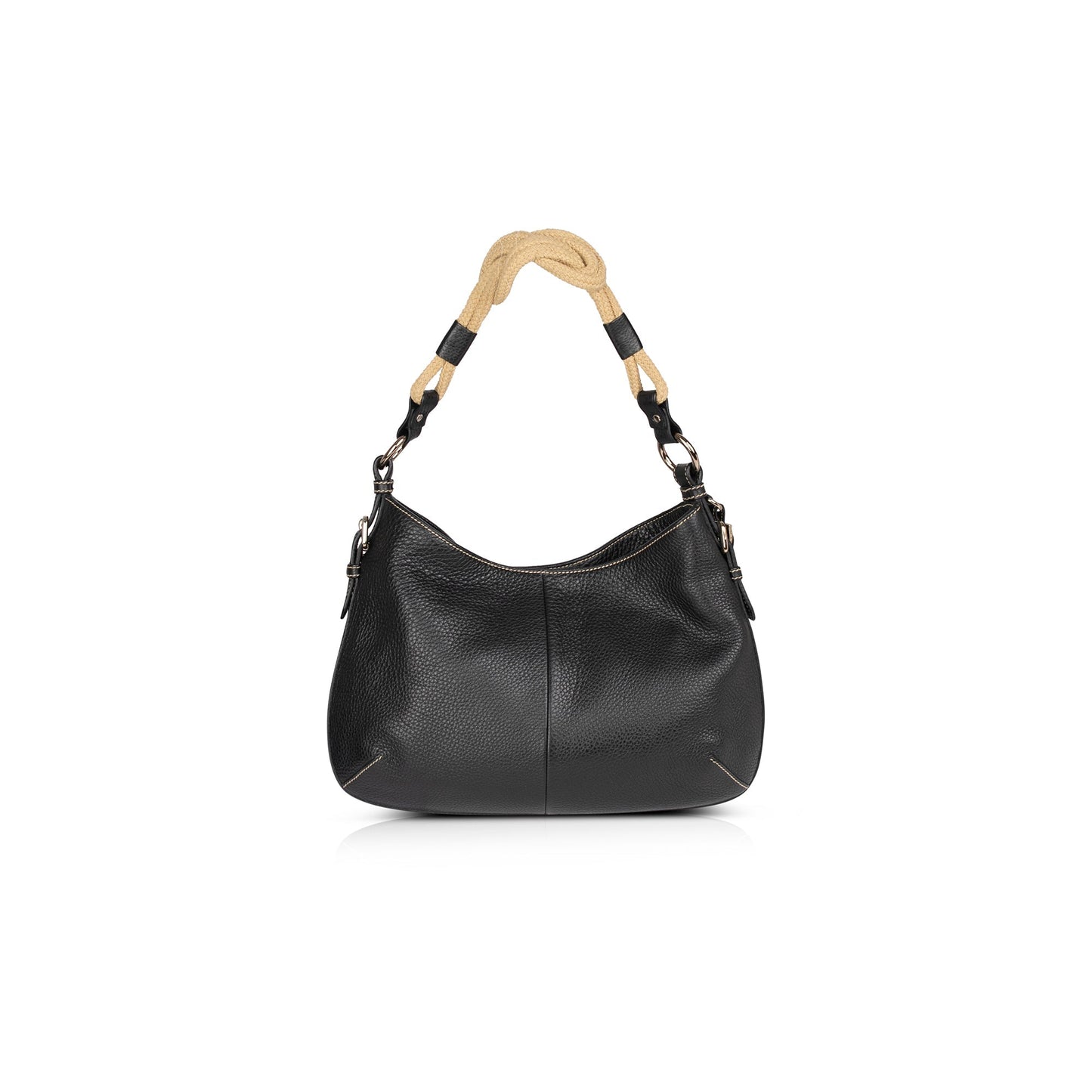 Prada Vitello Daino Rope Knot Hobo