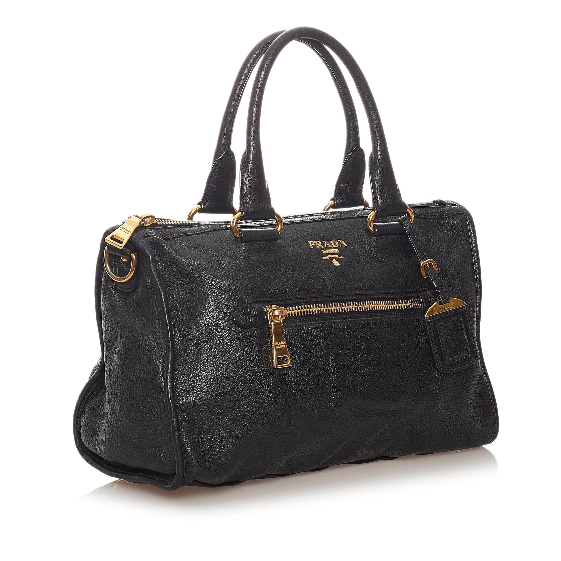 Prada Vitello Daino Satchel Style 54 - Ewore Bags
