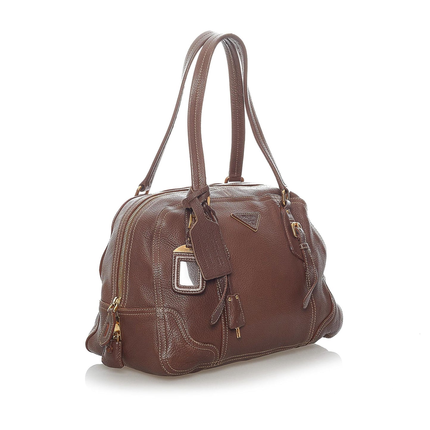 Prada Vitello Daino Satchel (SHG-30840)